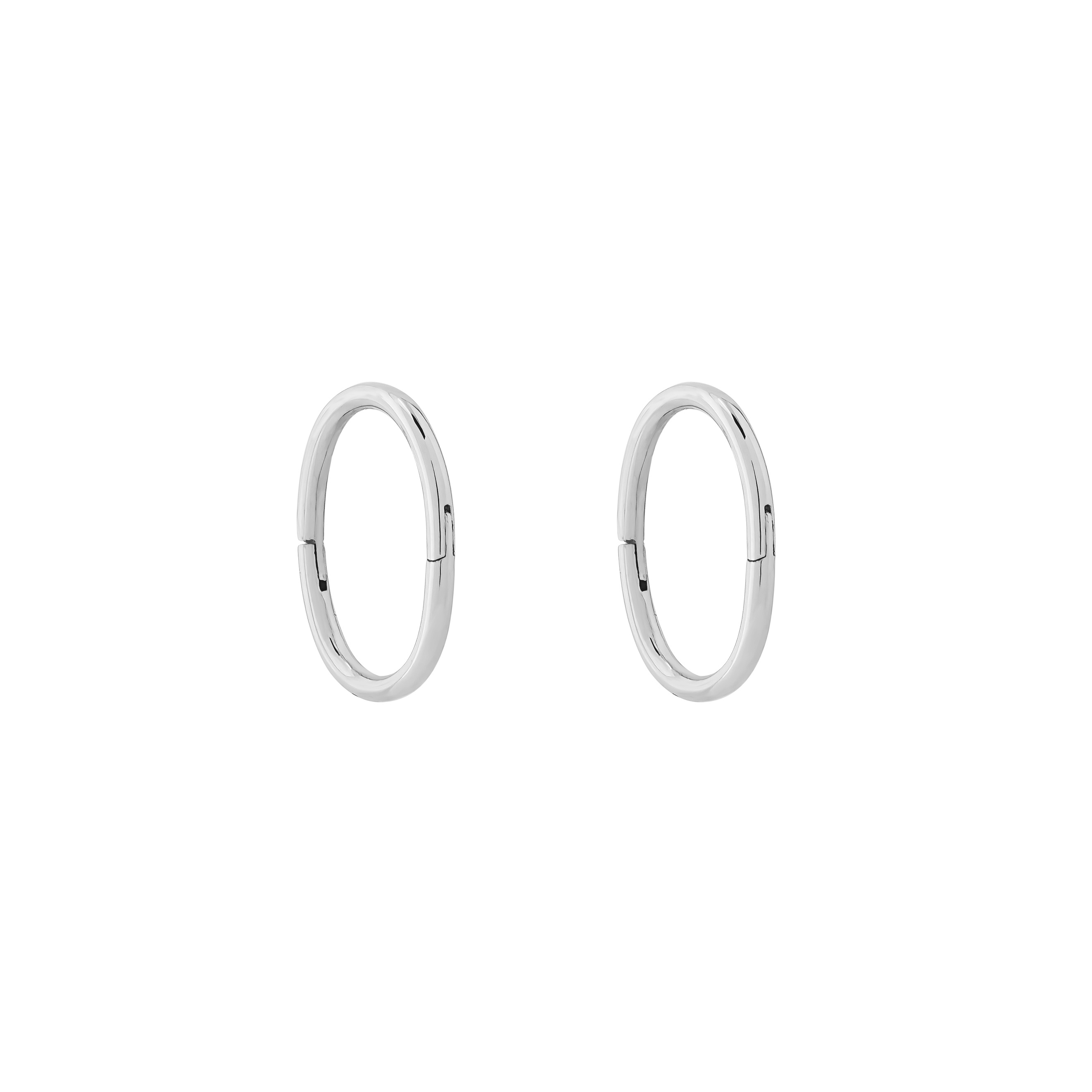White Gold Earrings