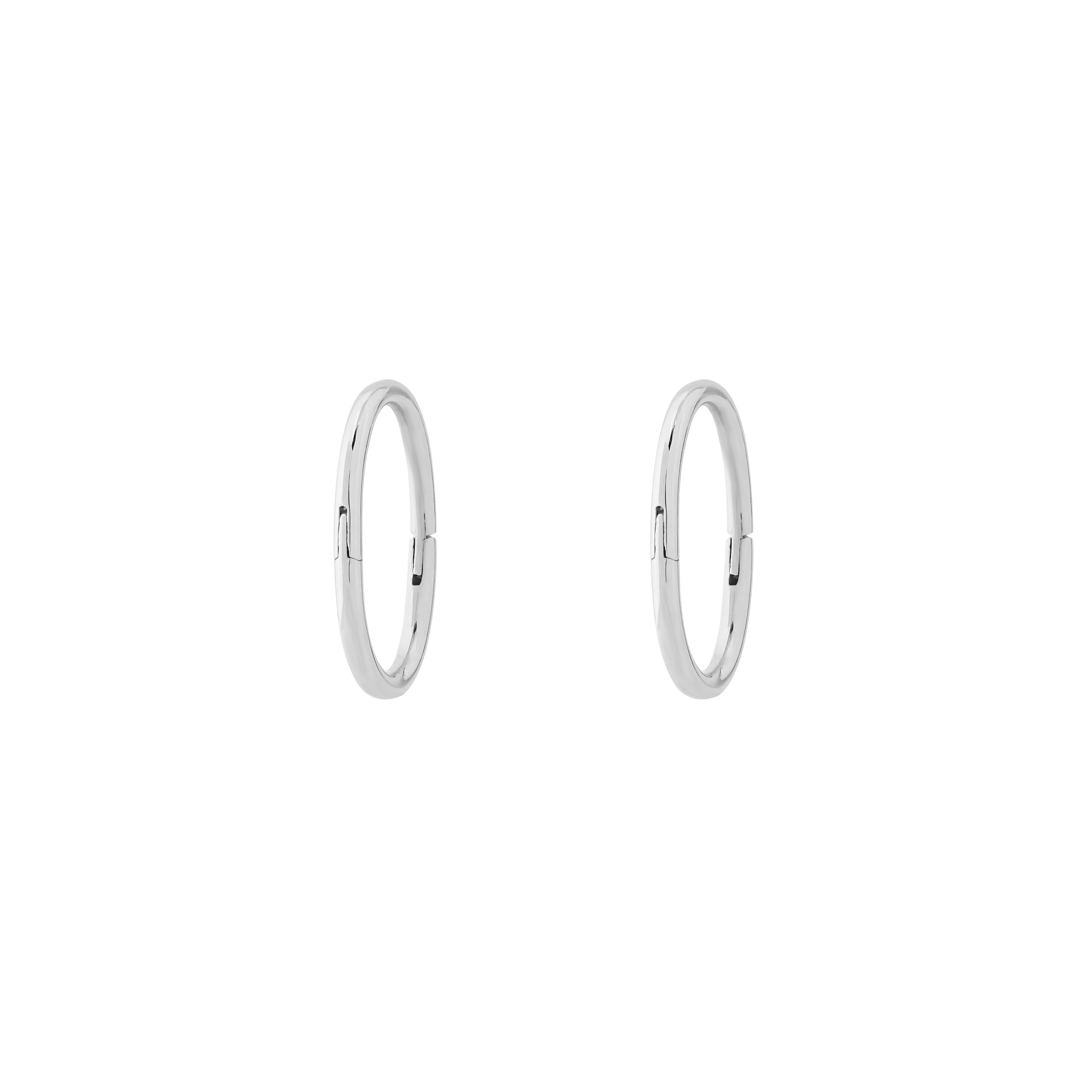 White Gold Earrings