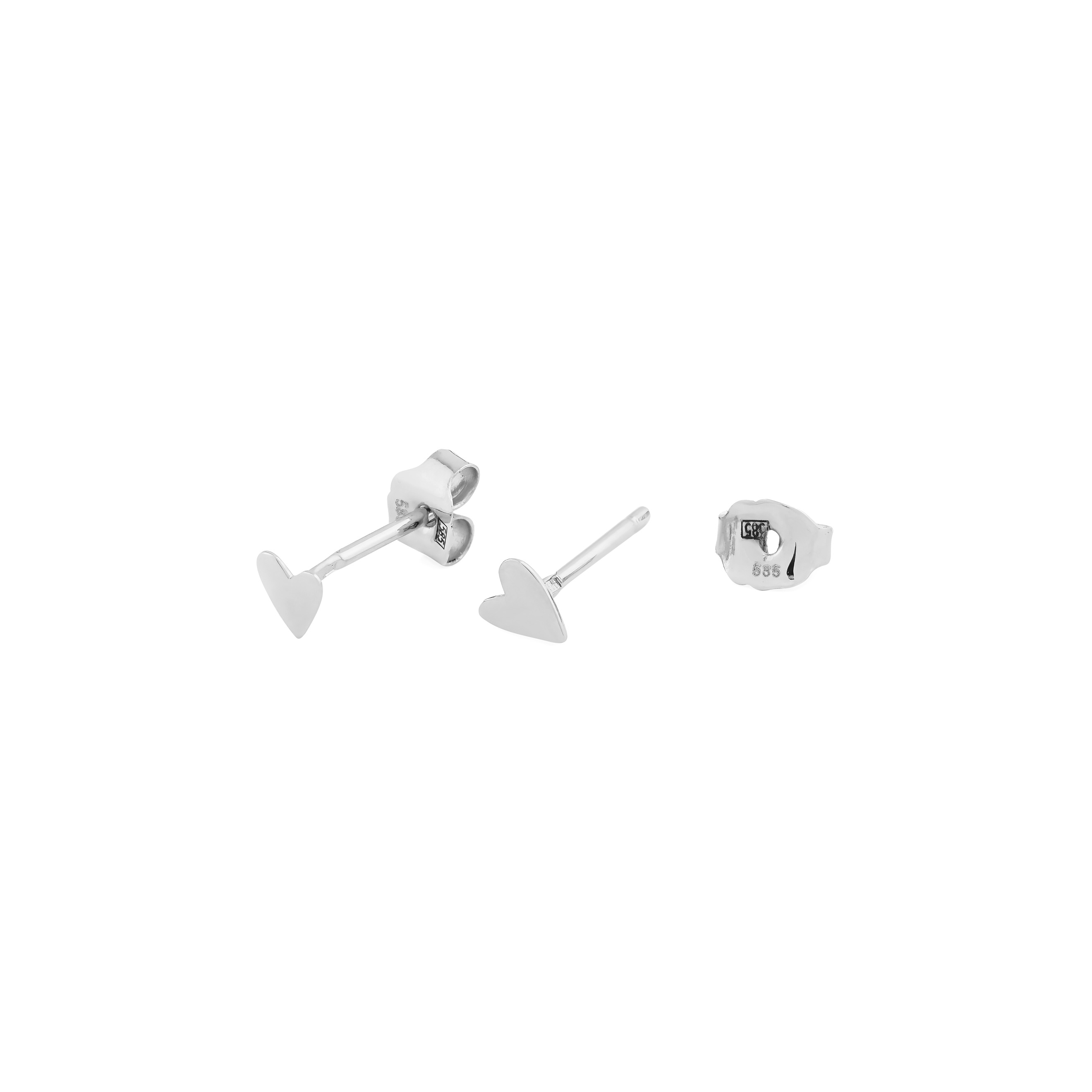 White Gold Earrings