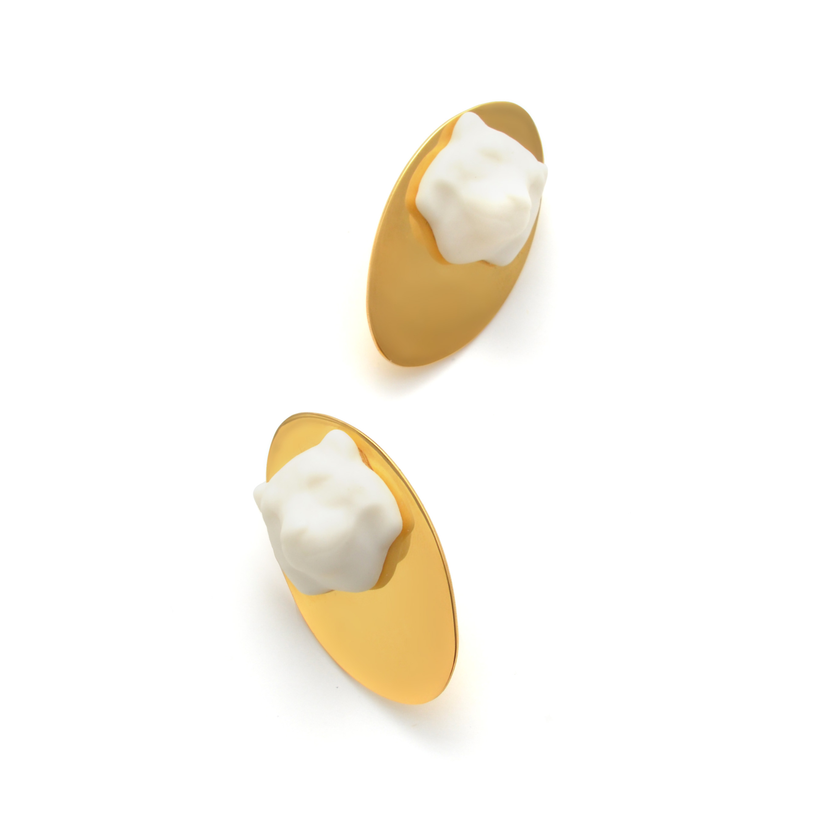 Серьги с тигром