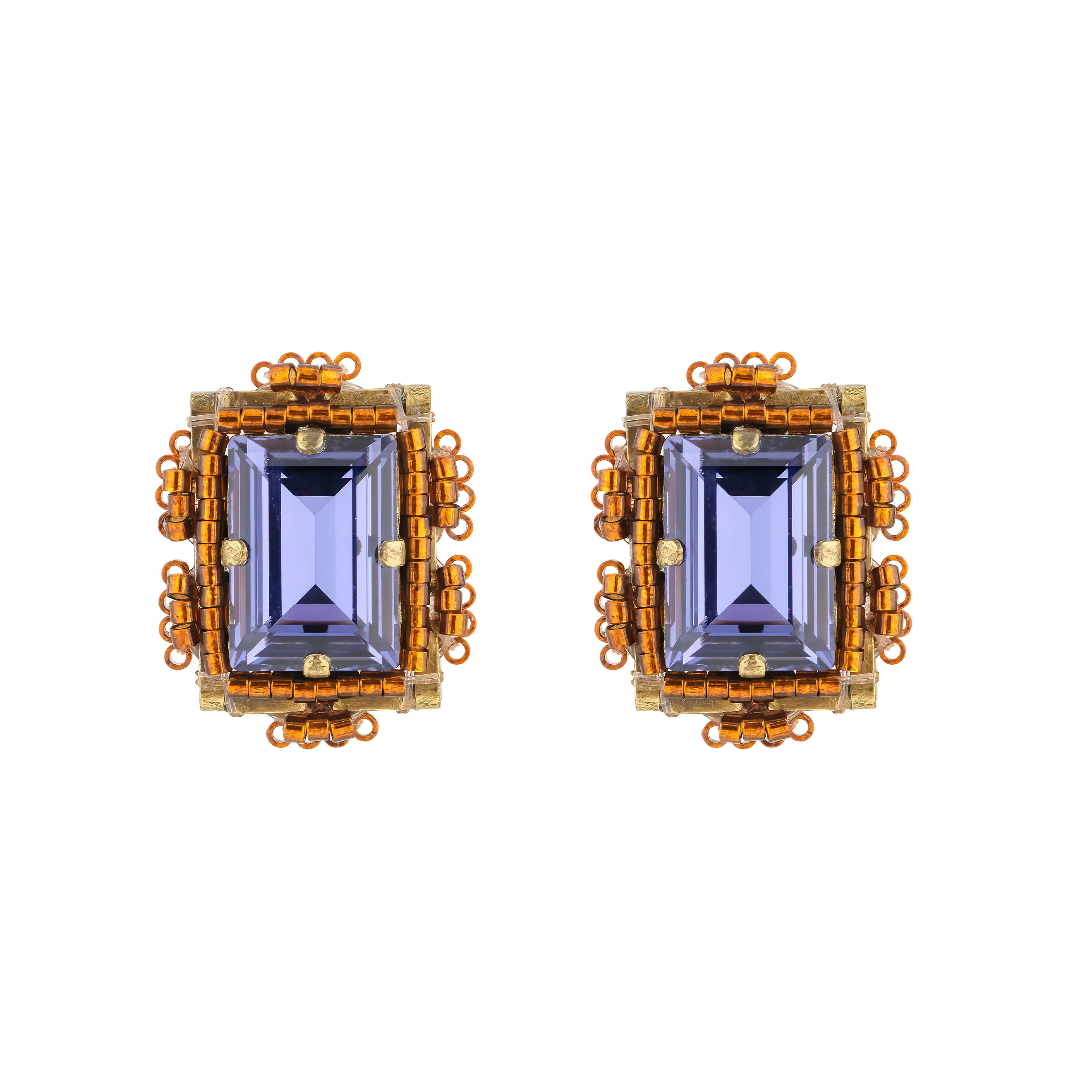 African Glam Earrings