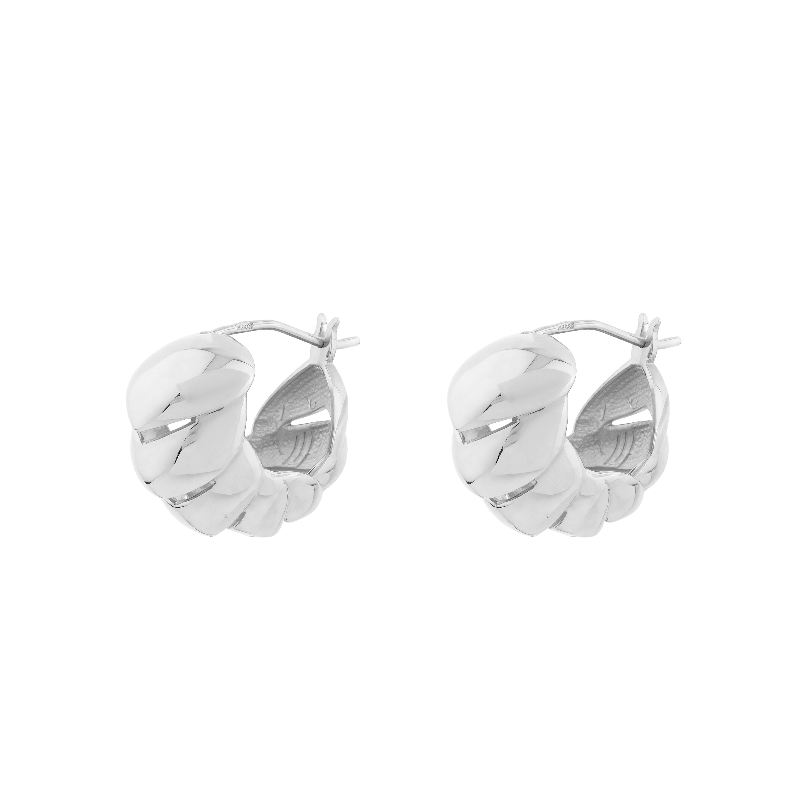 Серьги Woodlice silver