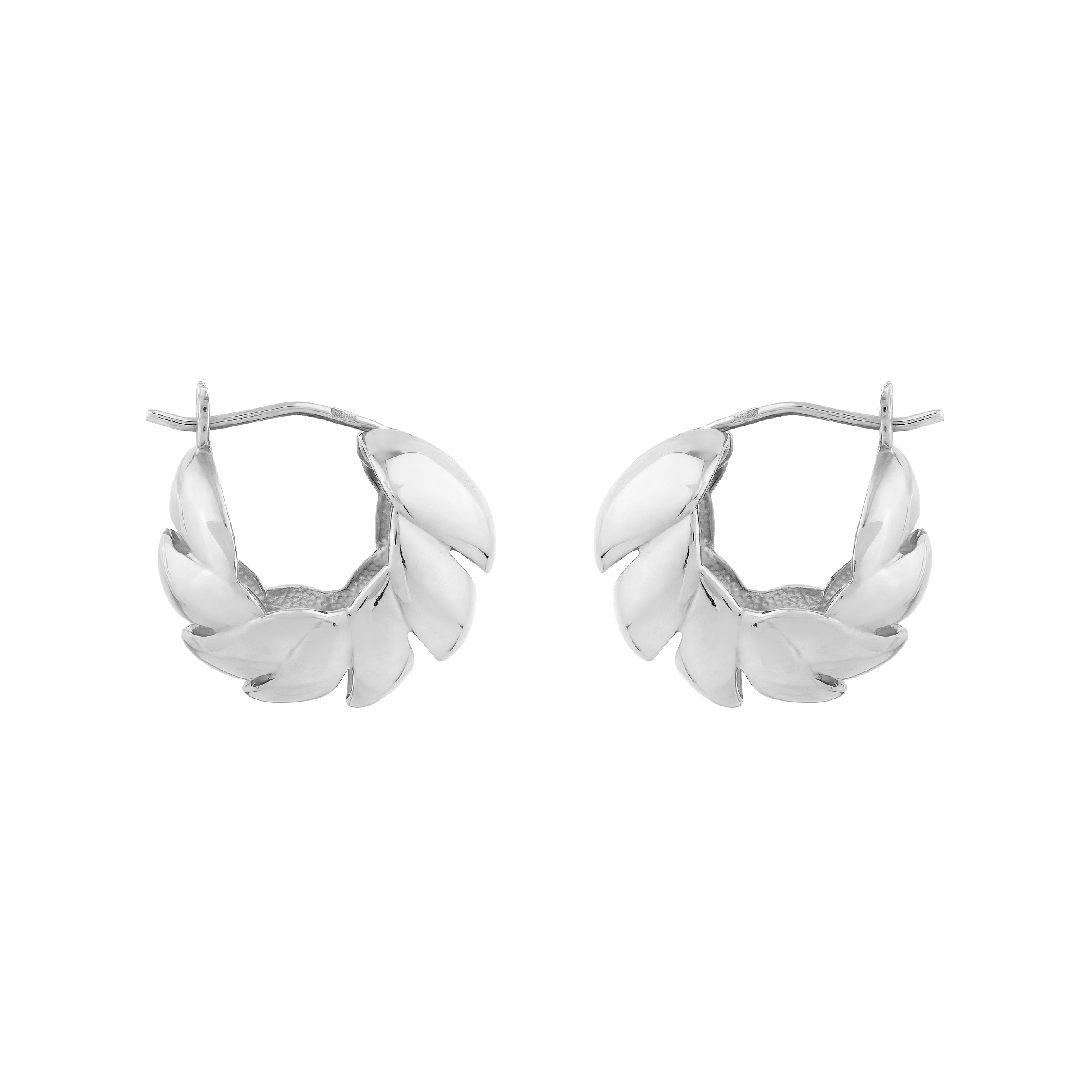 Серьги Woodlice silver