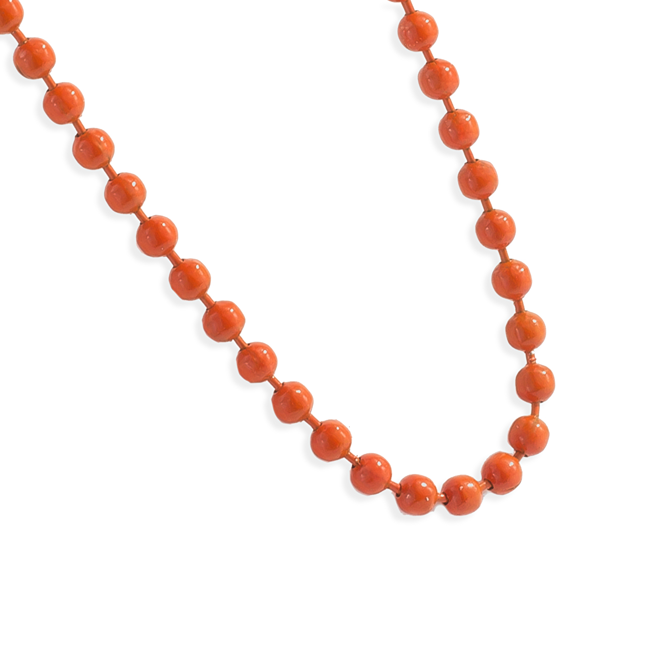 Orange chain for glasses