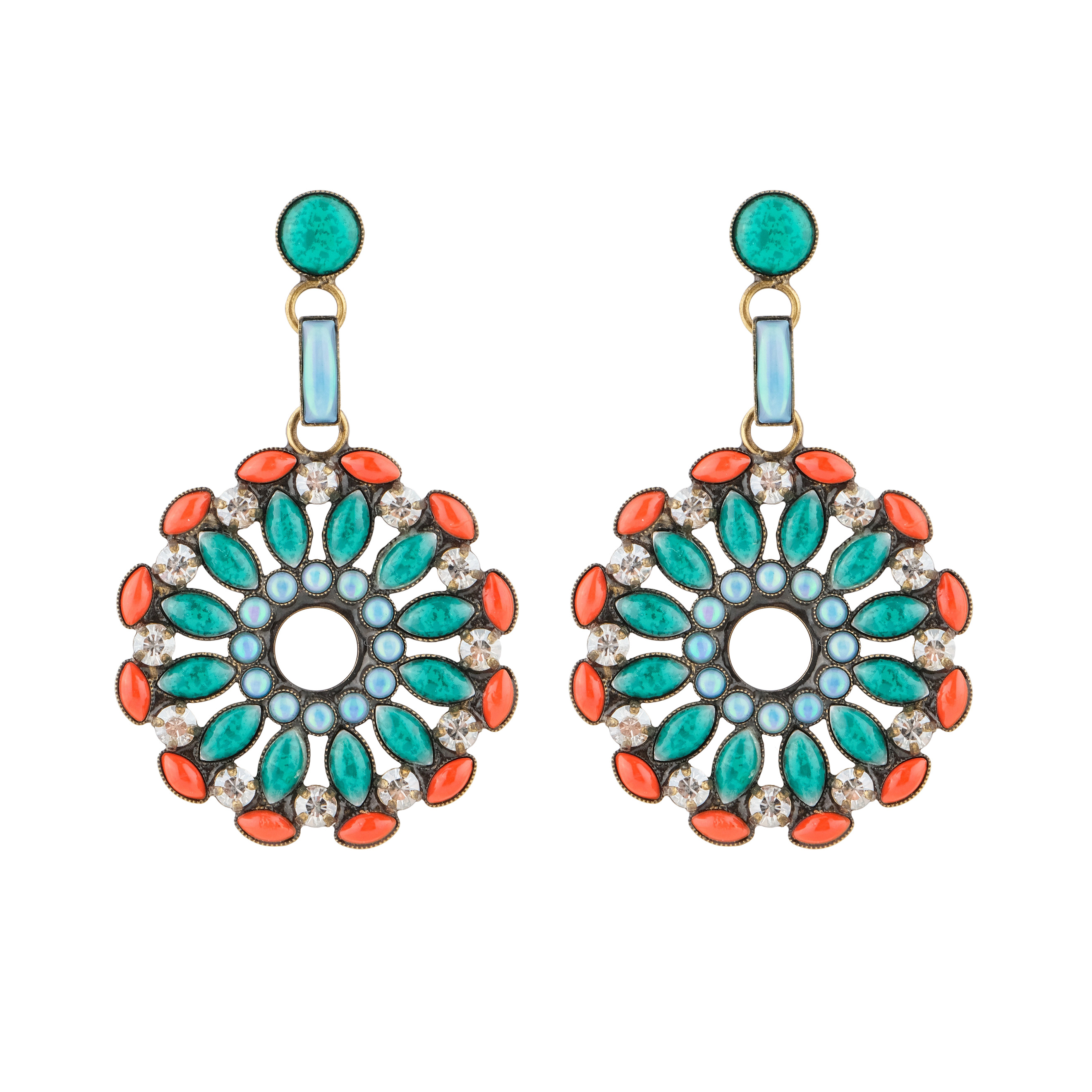 Ethnic Mosaic Earrings