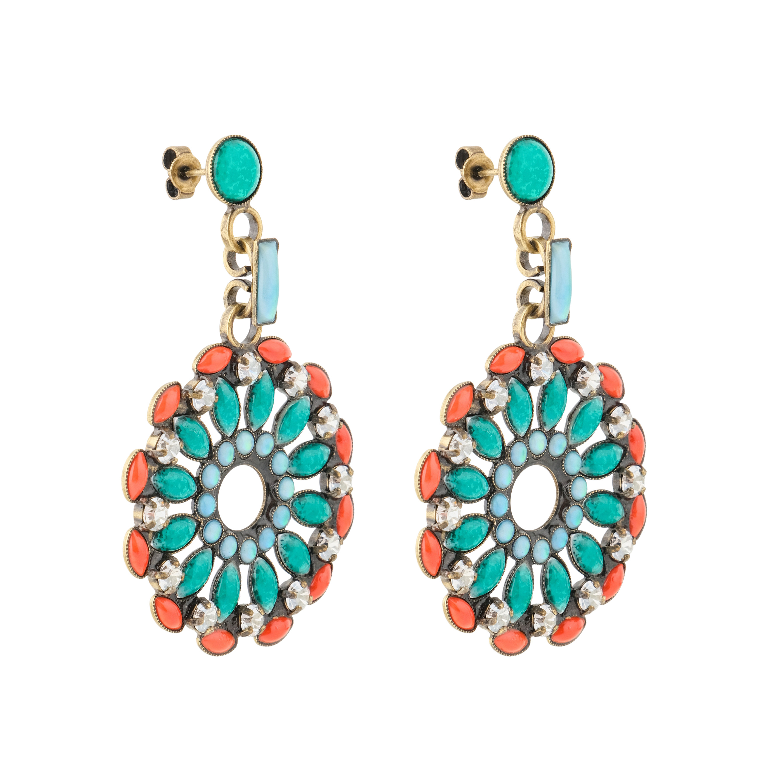 Ethnic Mosaic Earrings