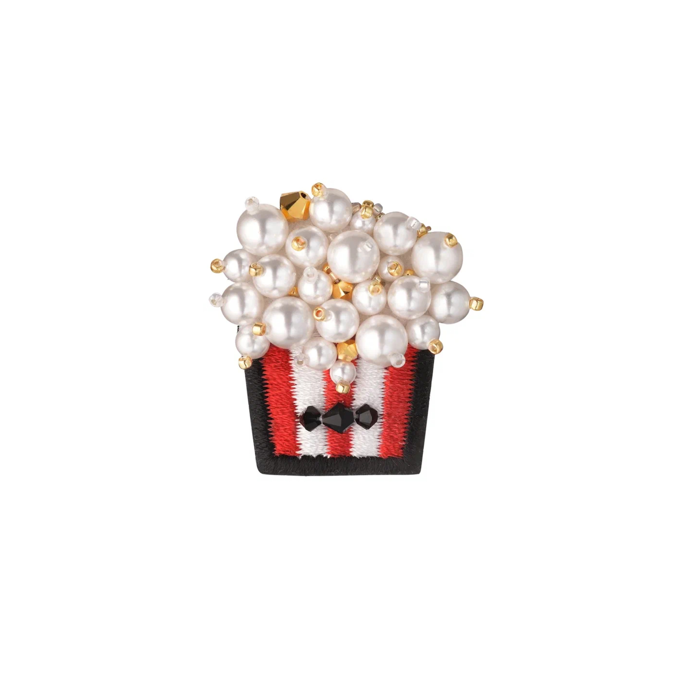 Брошь в виде попкорна Popcorn