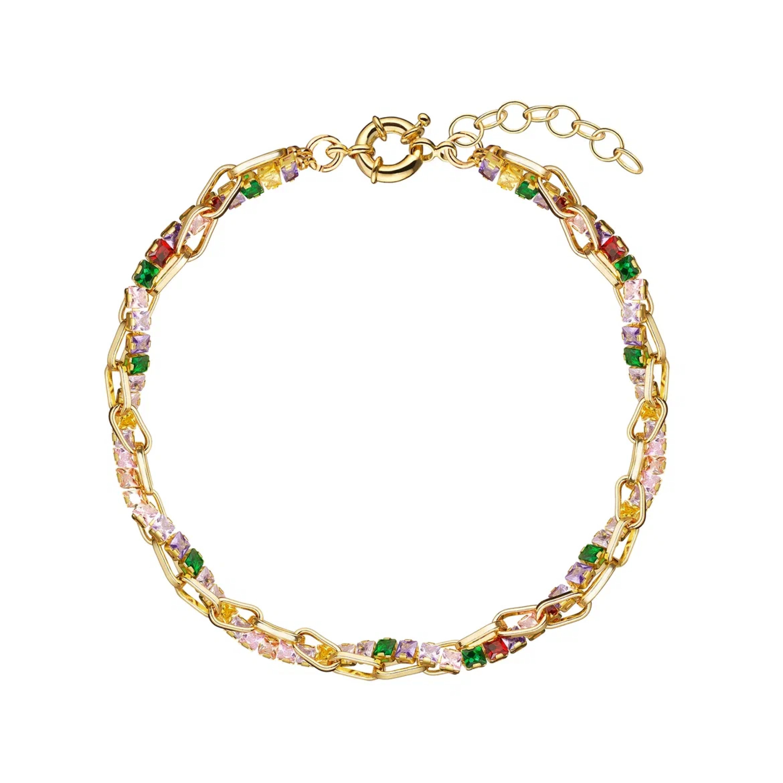 Necklace with Sparkling crystals