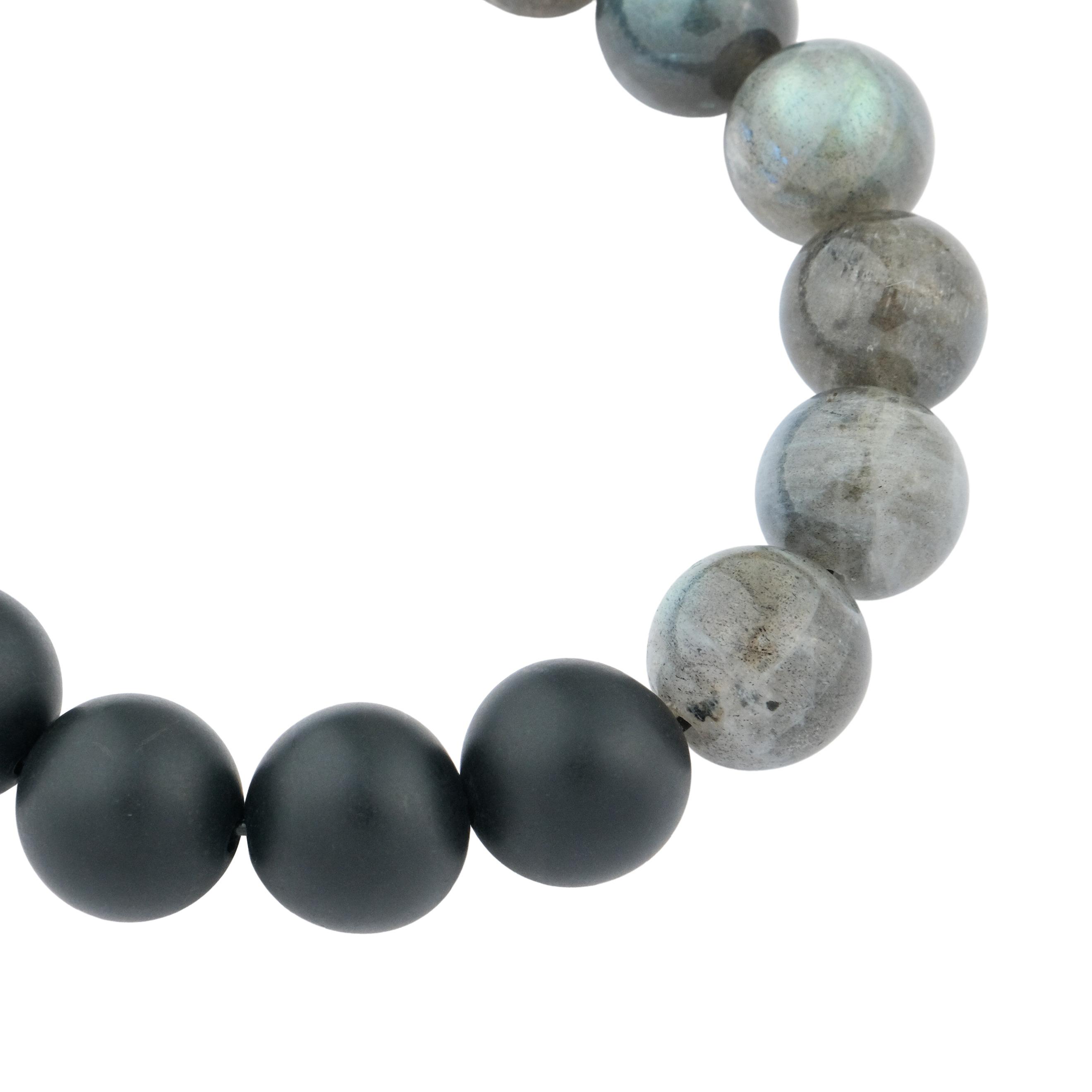 Bracelet made of agate and labrador Ø12mm