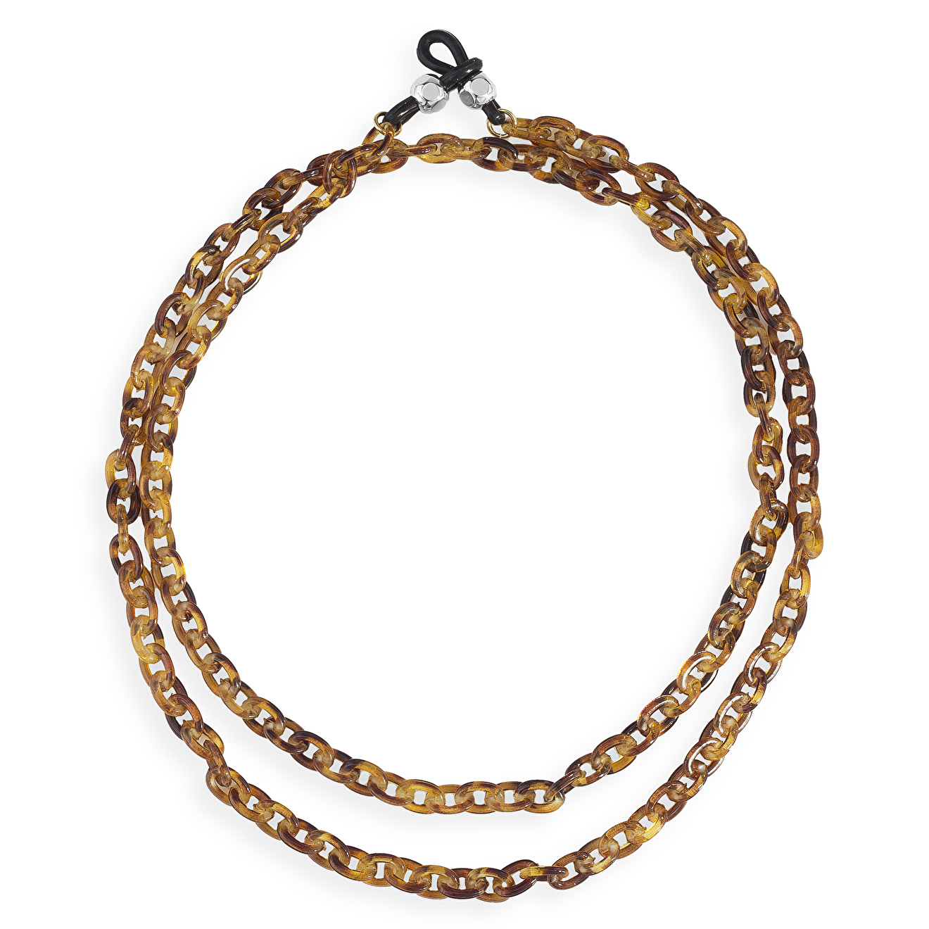 Brown chain for glasses from links