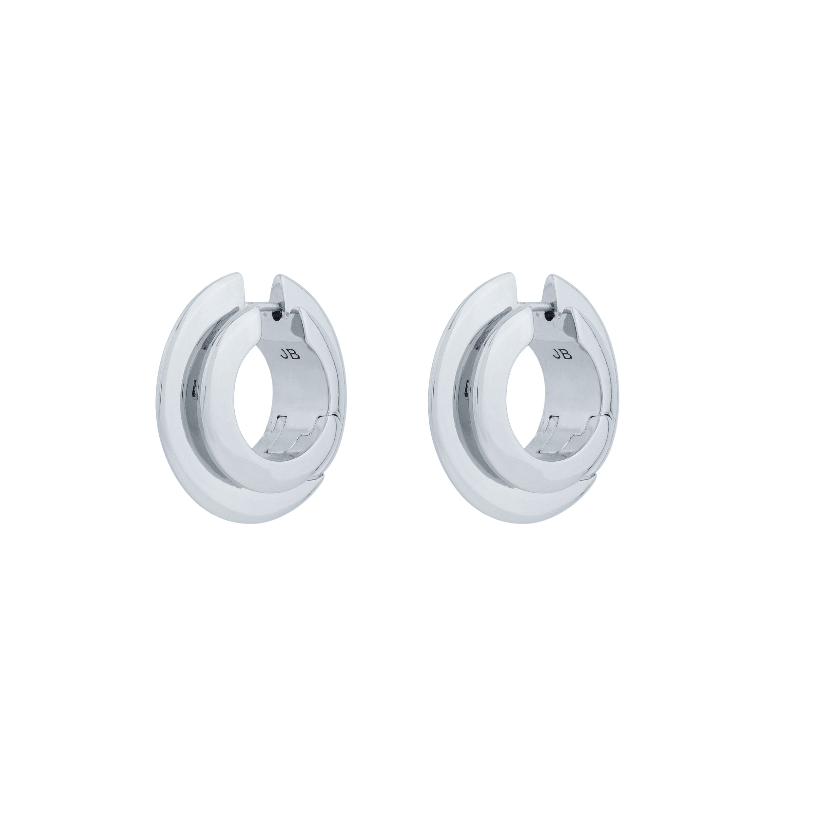 Серьги Veda Hoops с серебряным покрытием