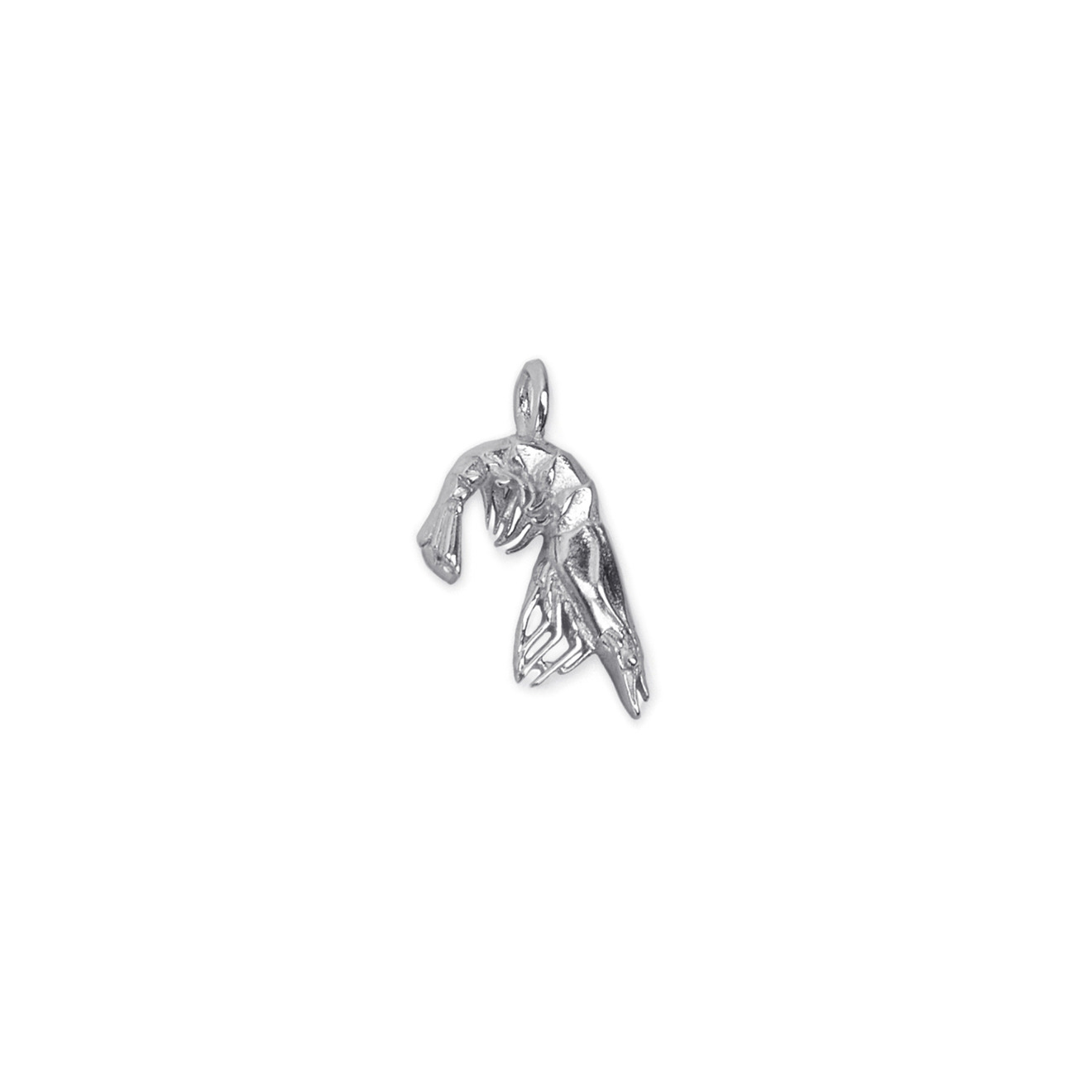 KRISHE Подвеска-креветка из серебра VITALITY krishe браслет vitality с позолоченной креветкой