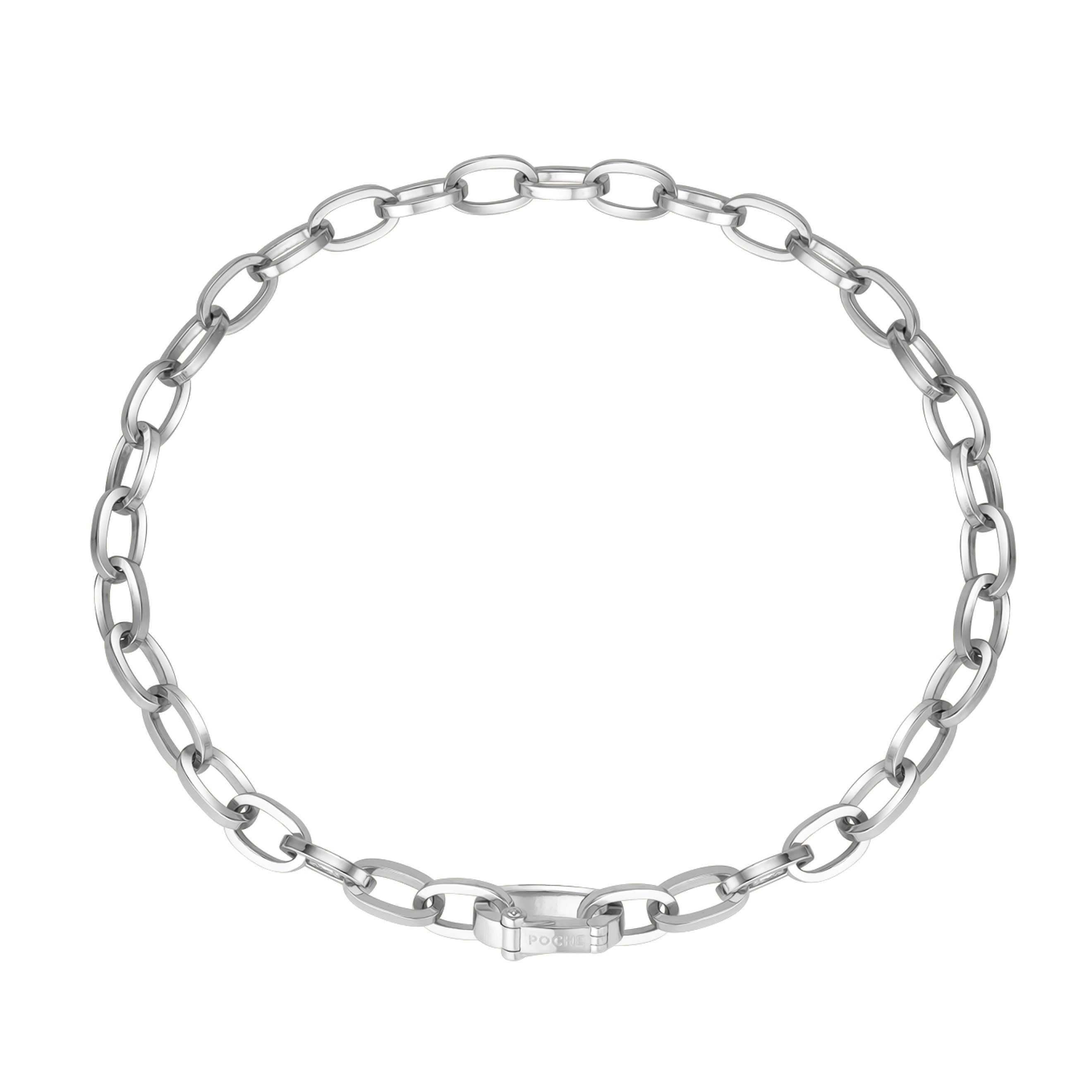 Серебристая цепь Vogue