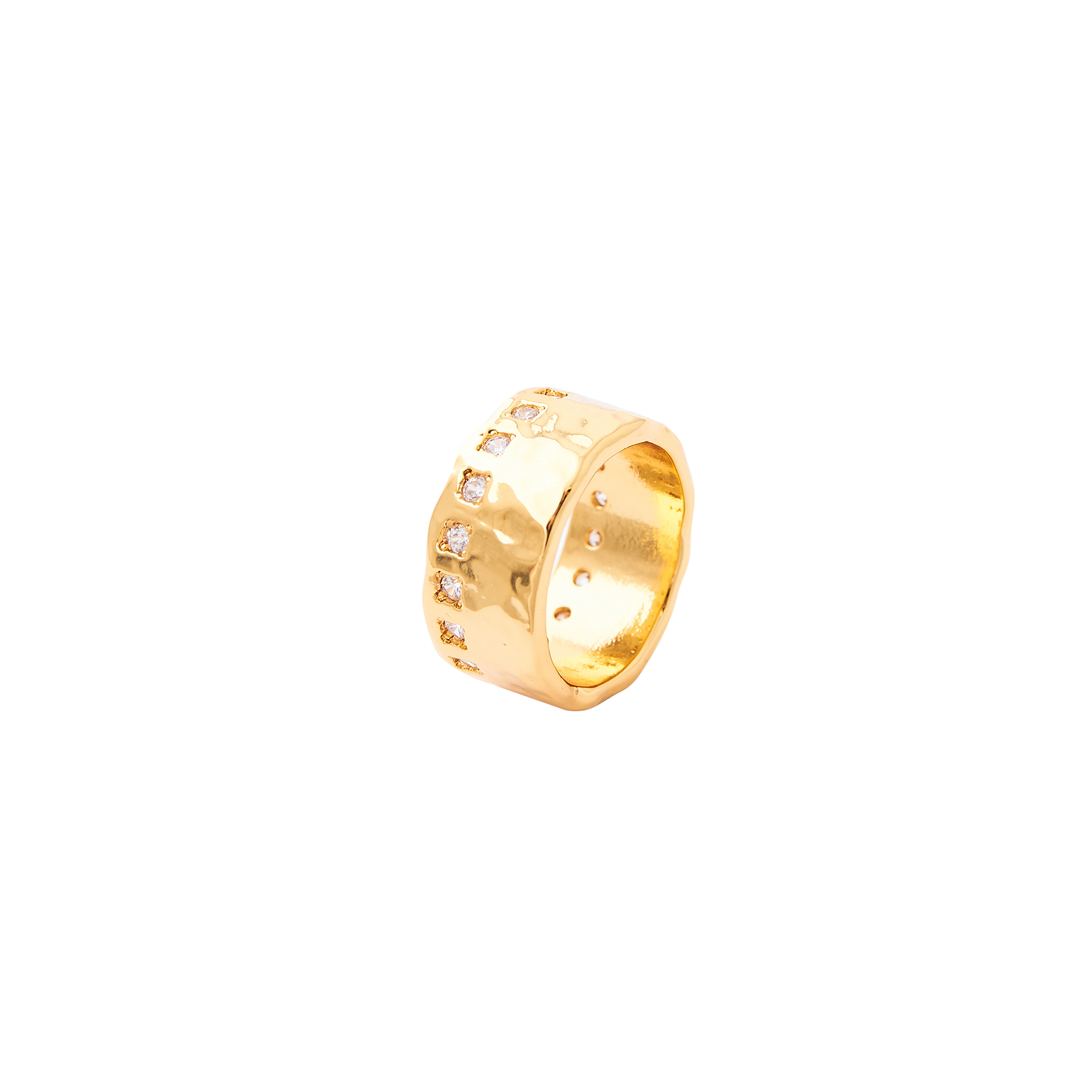 ring with crystals