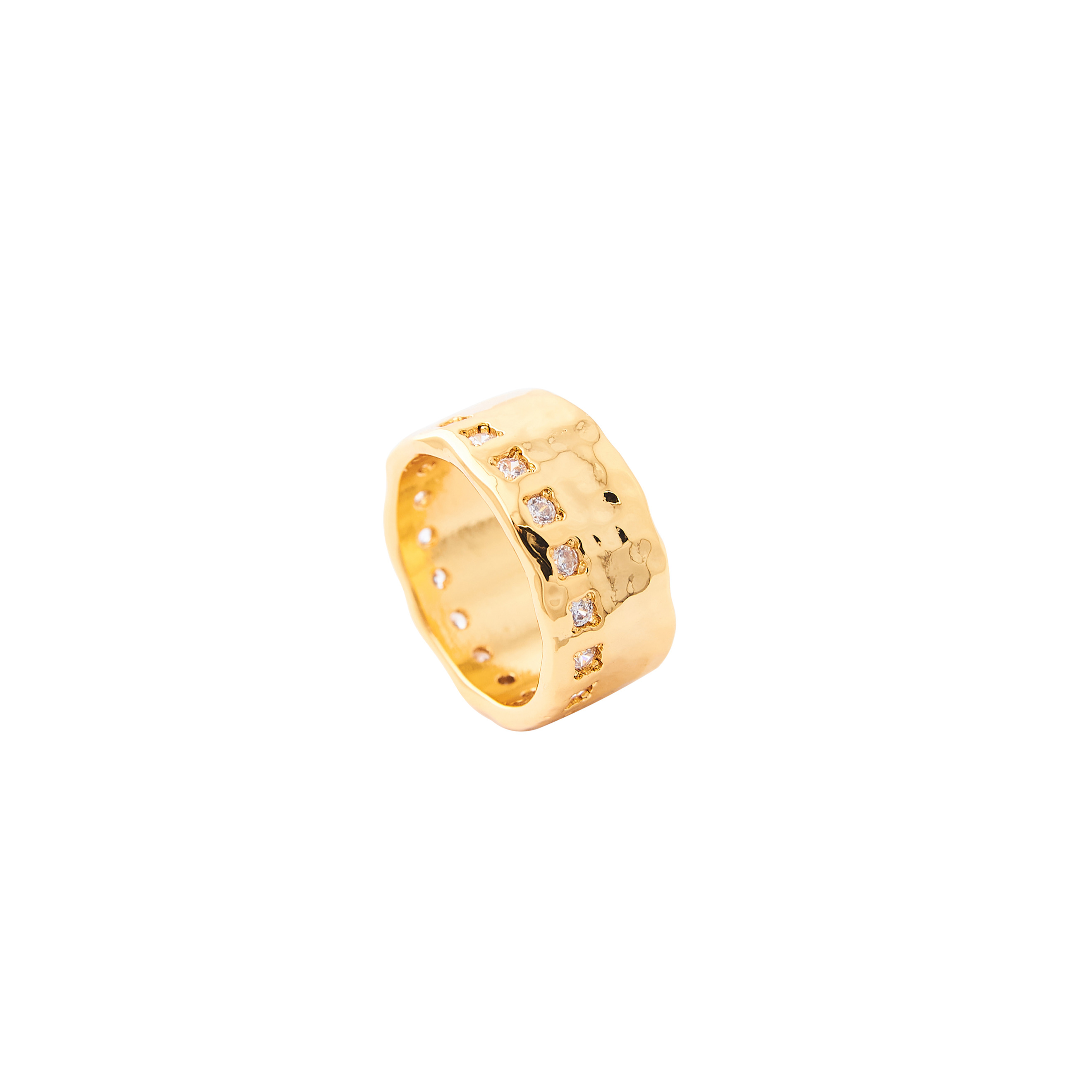 ring with crystals