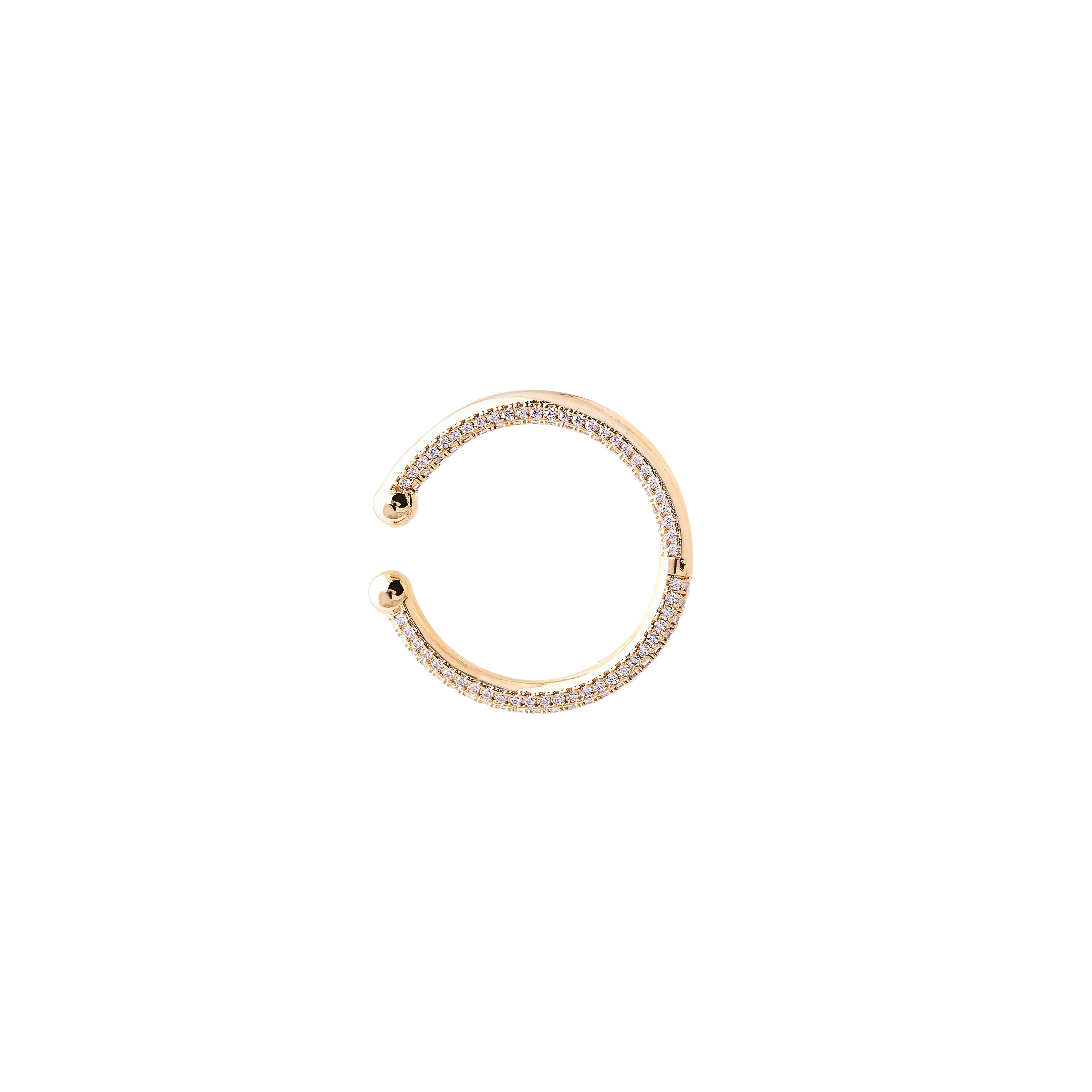 cuff with crystal pavé