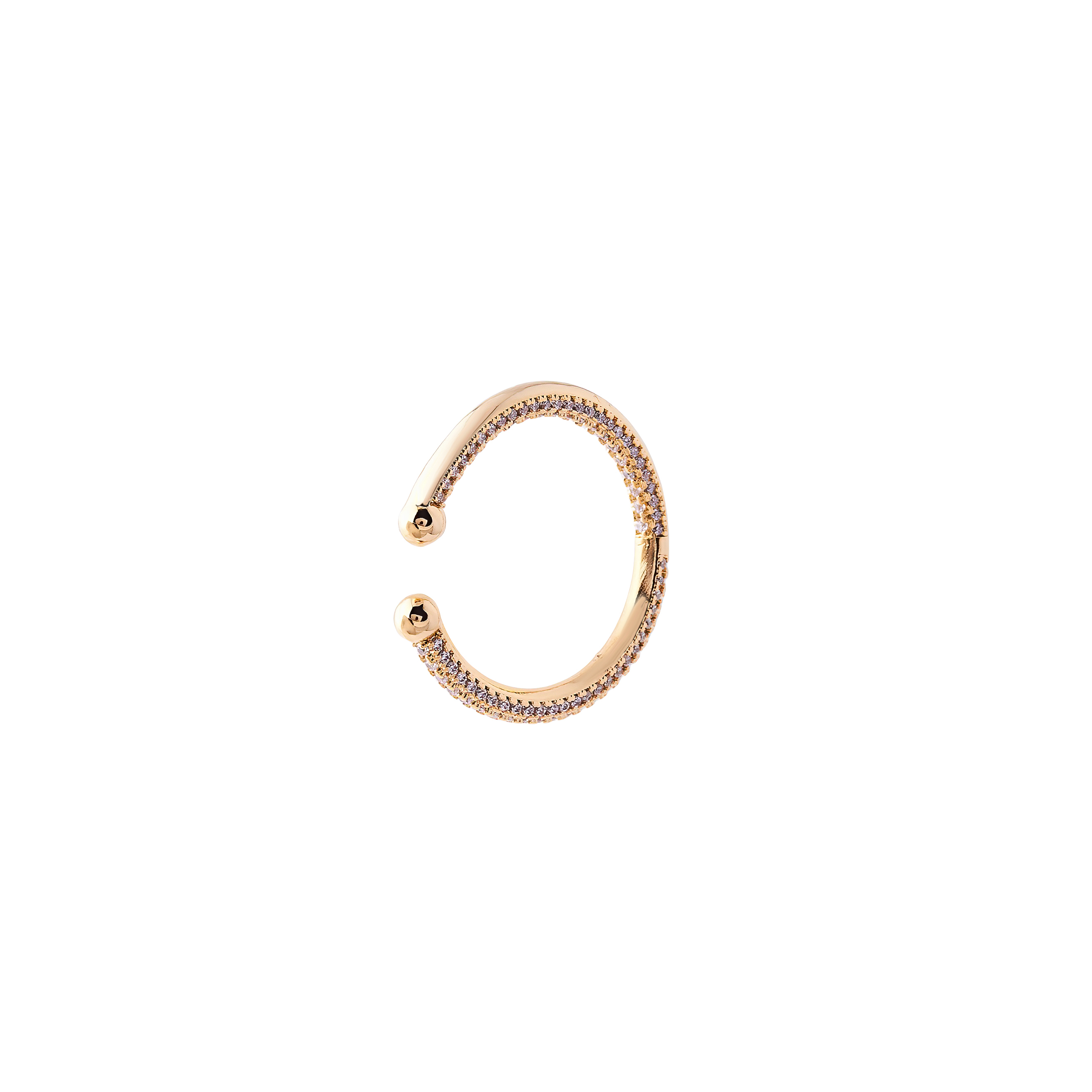 cuff with crystal pavé