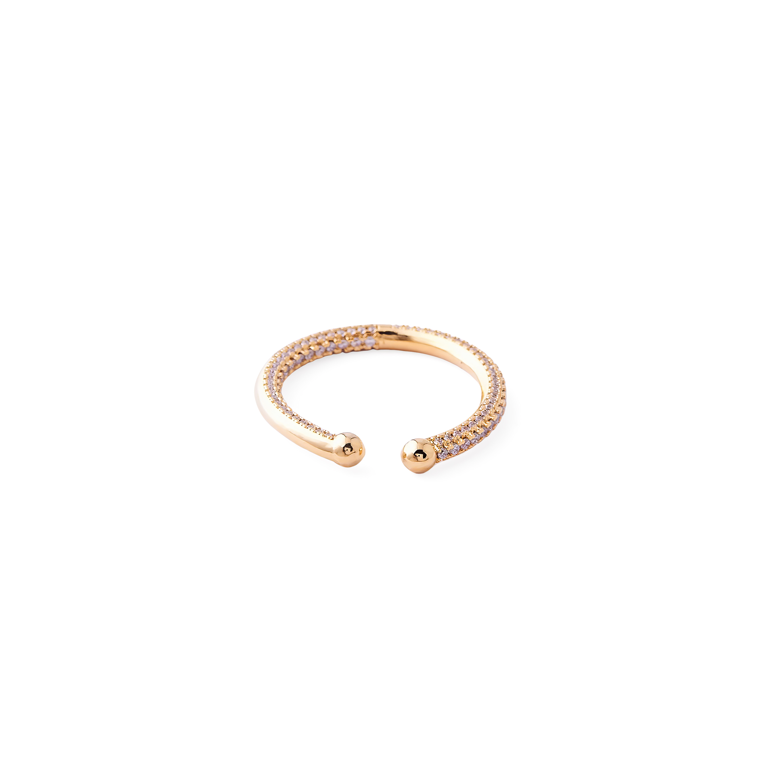 cuff with crystal pavé