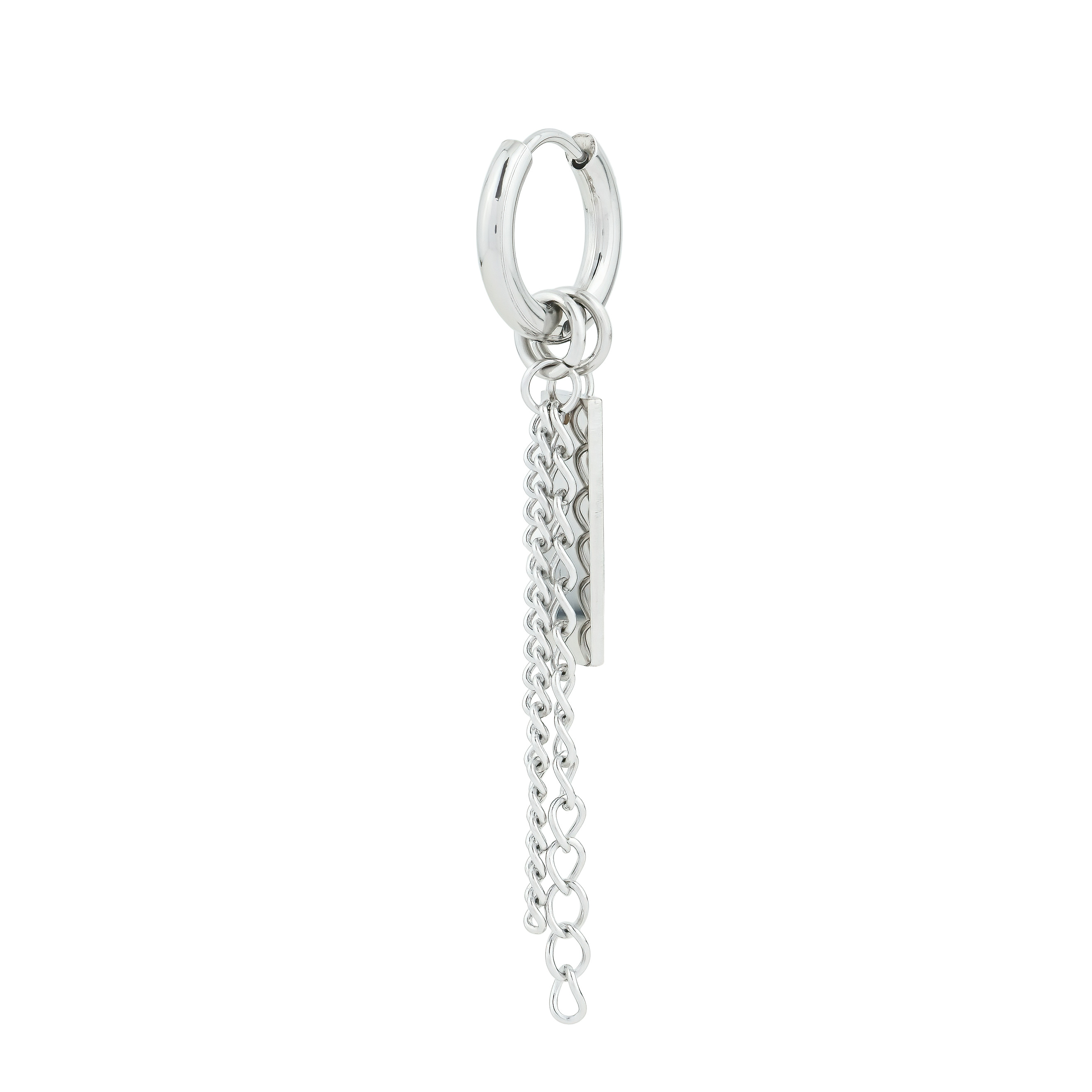 monoser with a chain and a rectangular pendant