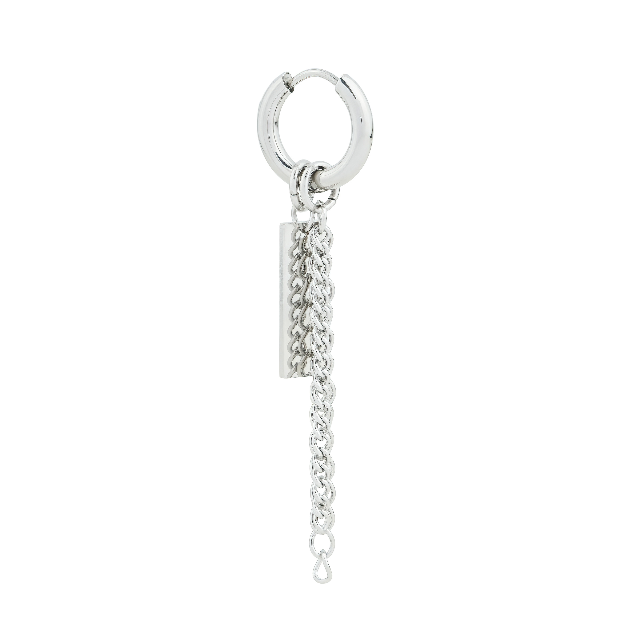 monoser with a chain and a rectangular pendant