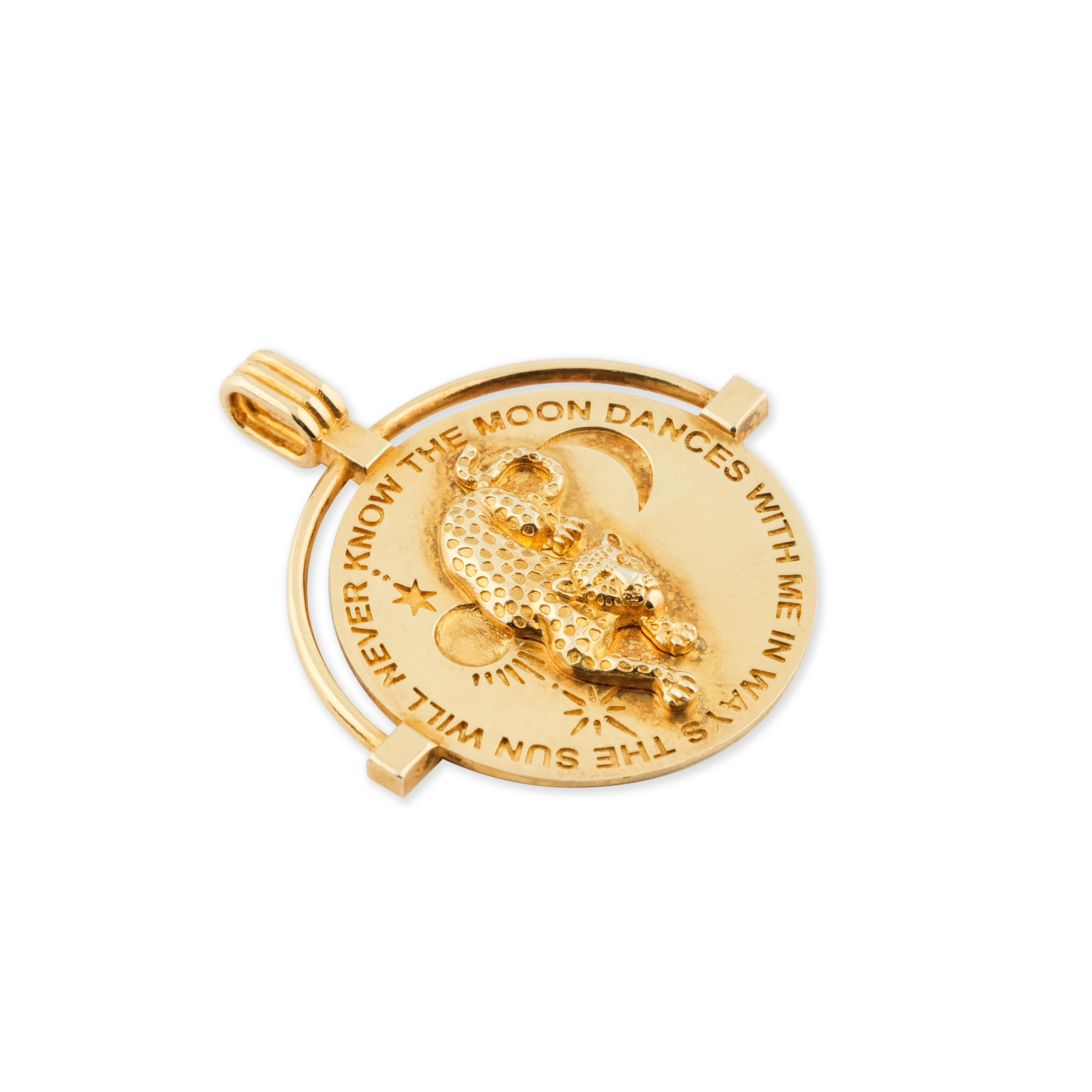MAKEBA gold-plated pendant