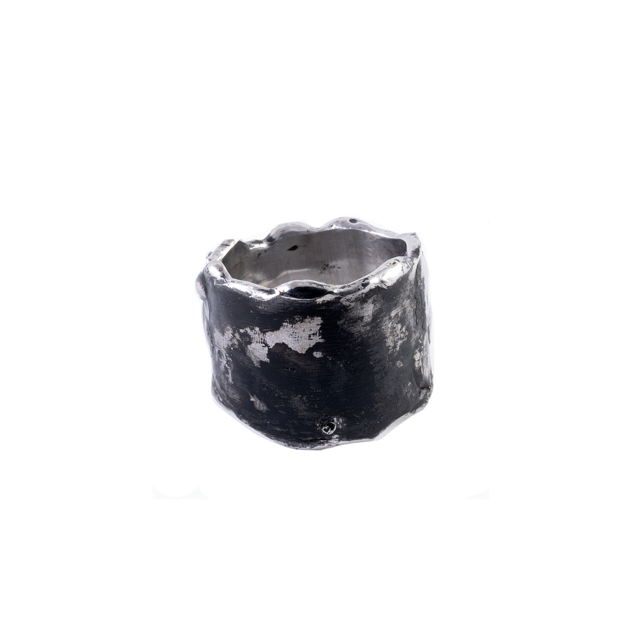 Ko and Co Кольцо TUBE из нержавеющей стали кольцо на палец скрытое из нержавеющей стали 15 23 мм