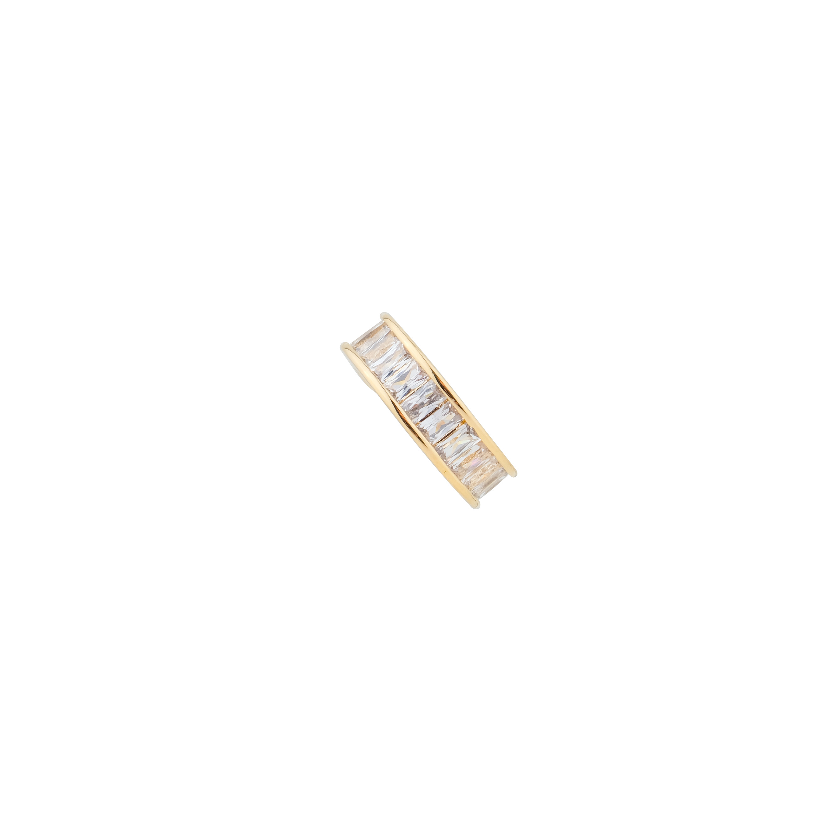 cuff with white crystals