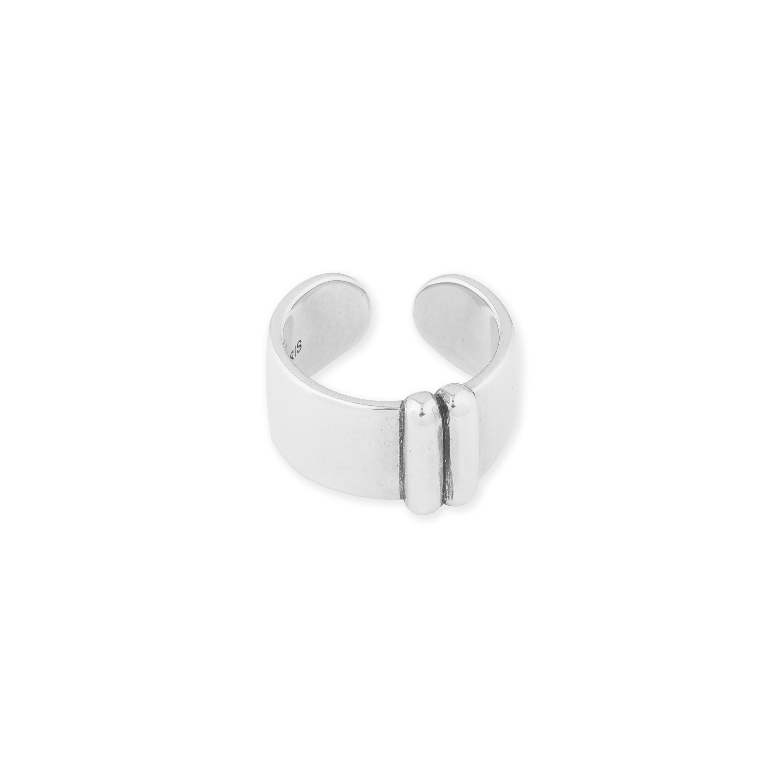 Серебристое кольцо из латуни Halley