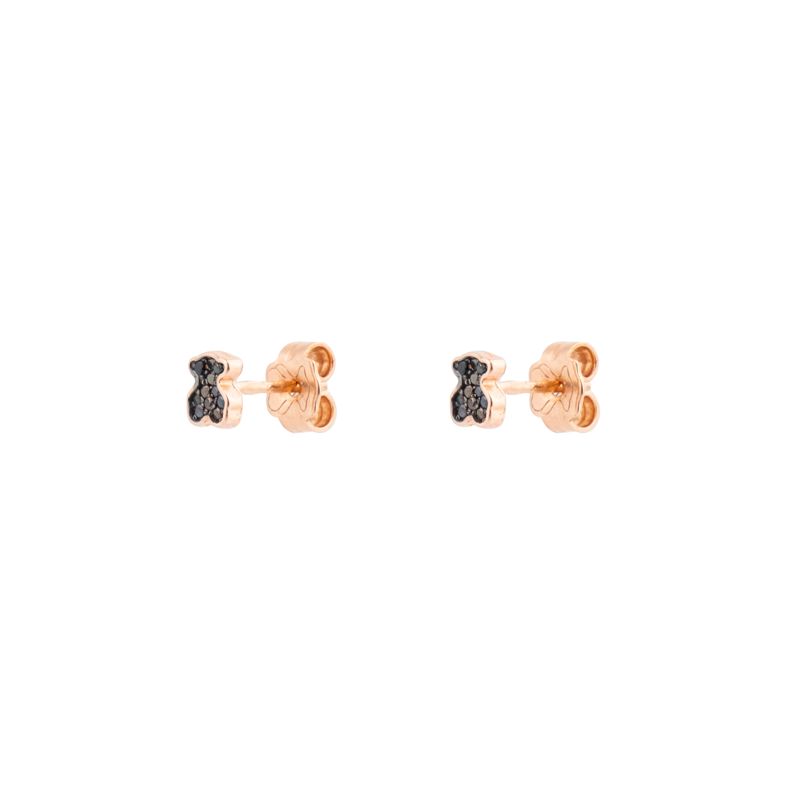 Silver-gilt teddy bears with spinel insert
