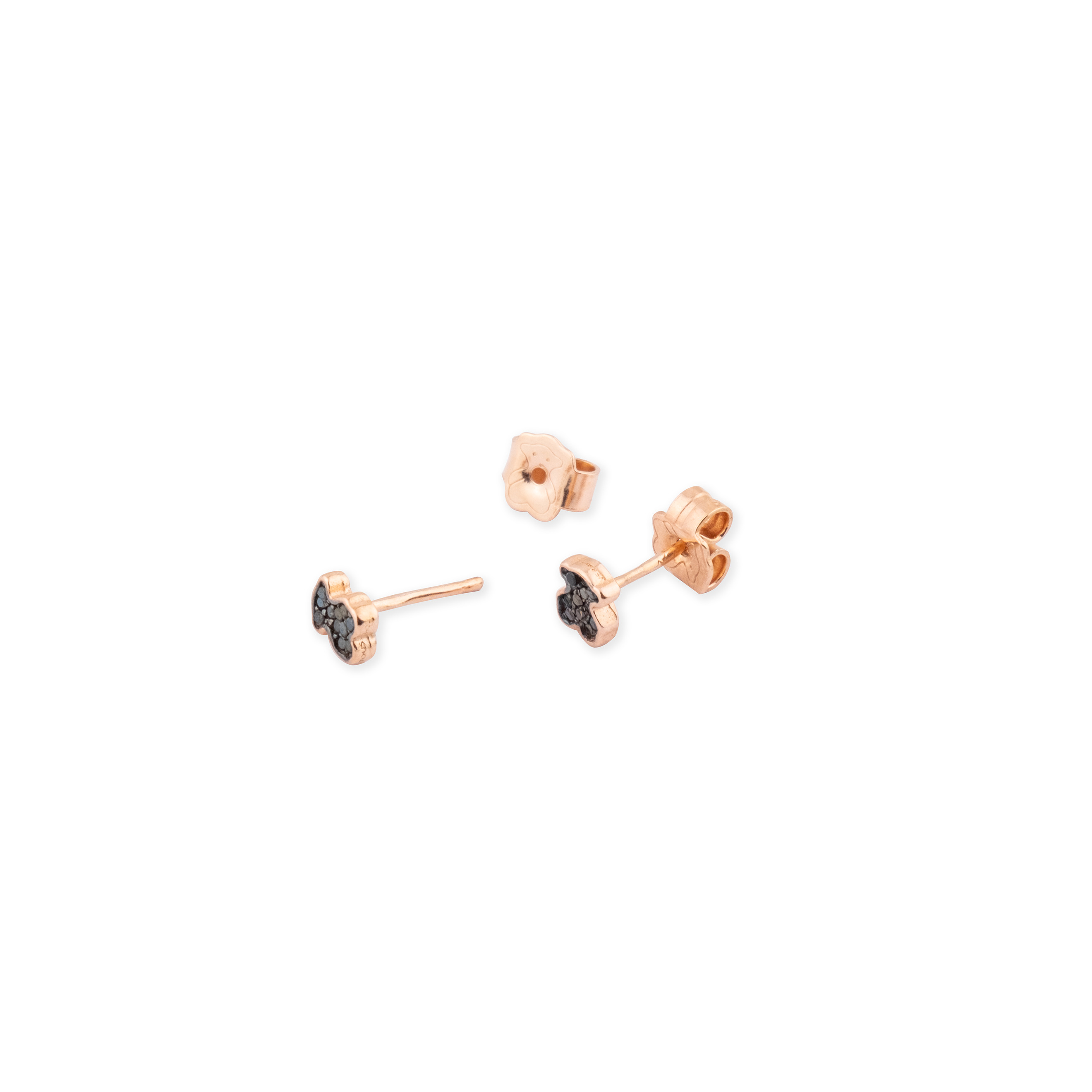 Silver-gilt teddy bears with spinel insert