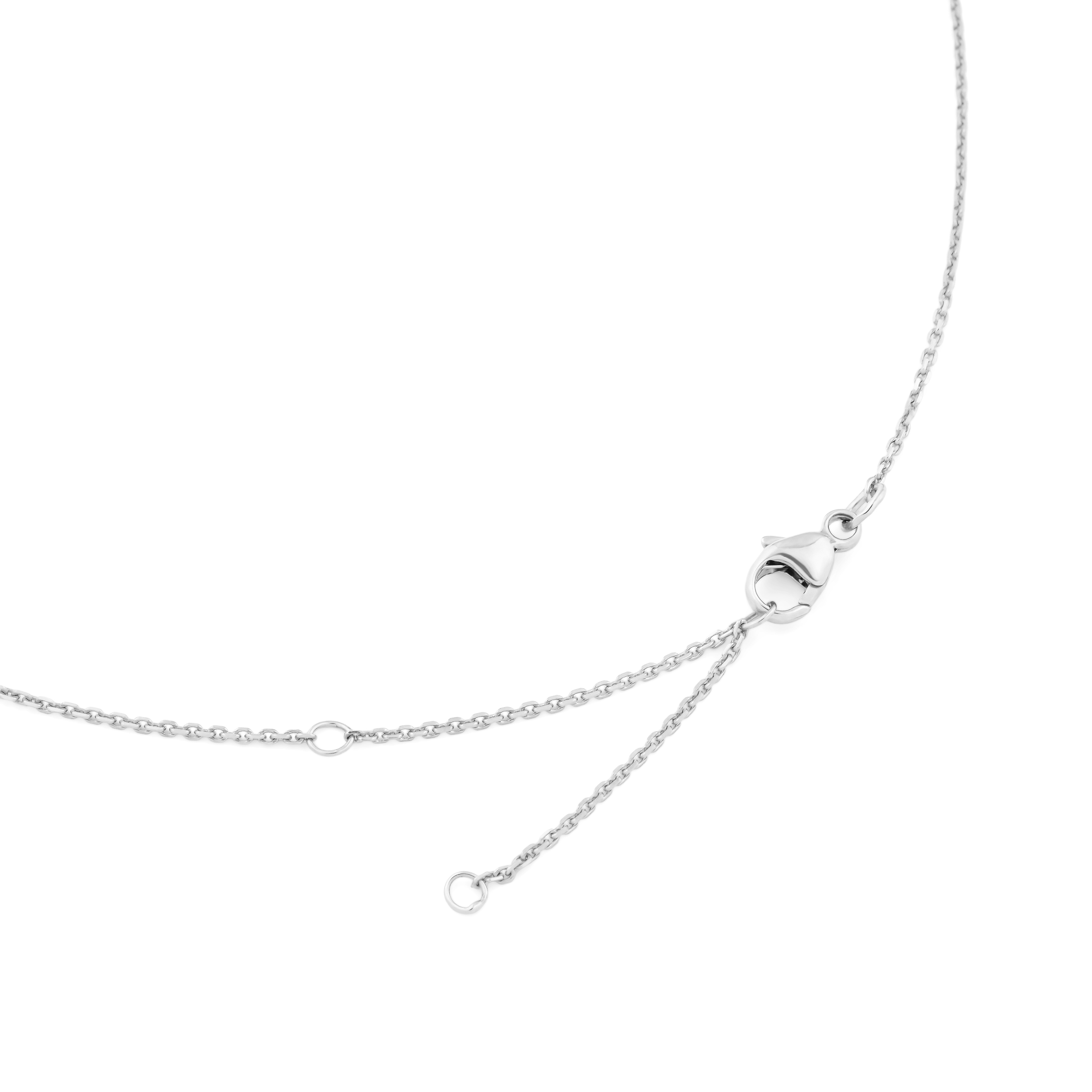 Серебряное колье Sparkling