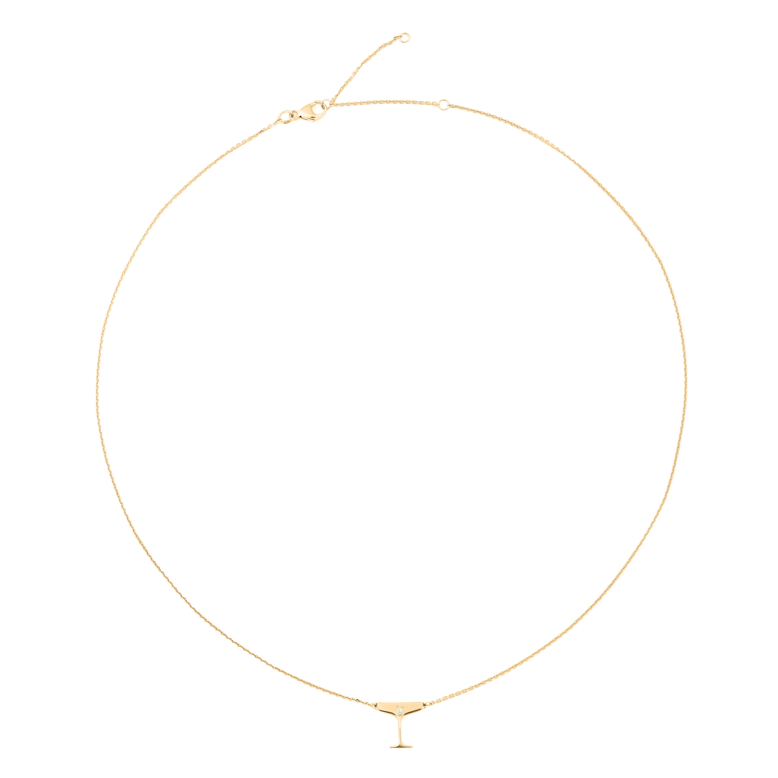Колье LUTA Jewelry Покрытое лимонным золотом серебряное колье Sparkling