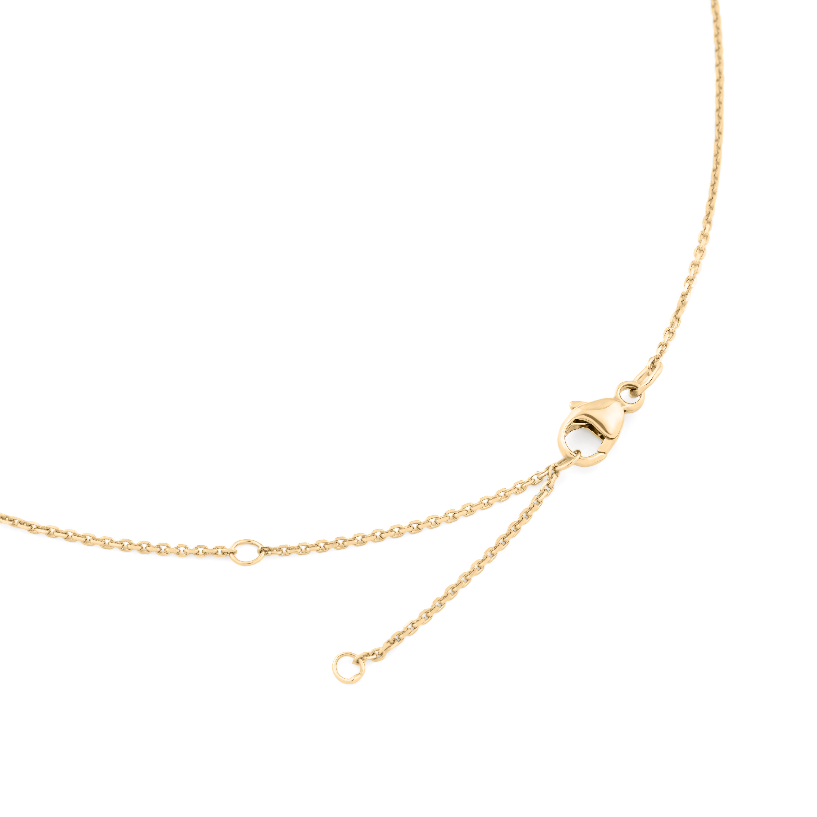 Lemon gold plated Sparkling Silver Necklace