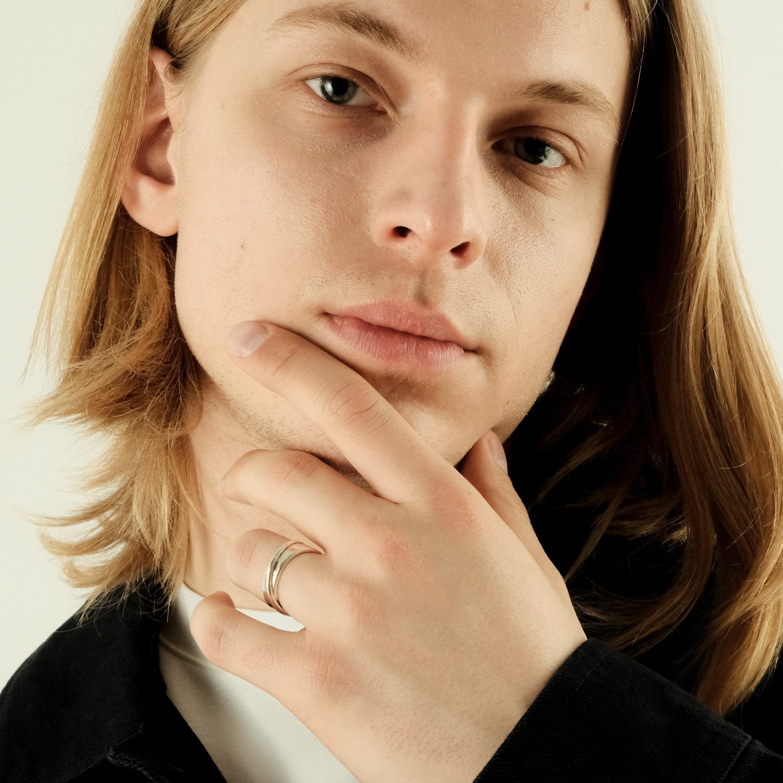 Серебристое кольцо Landon