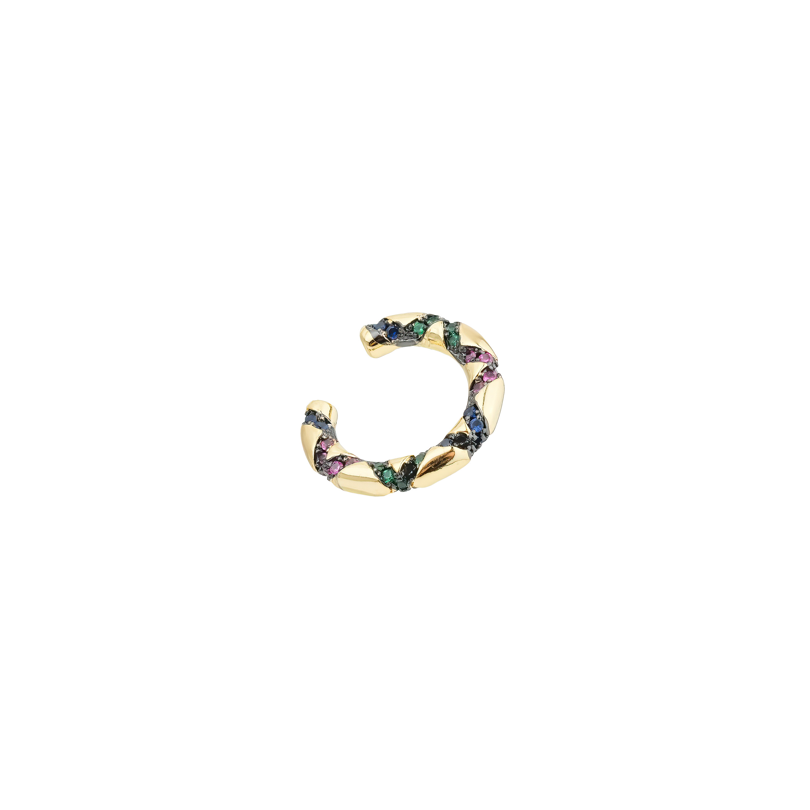 cuff with multicolored inserts