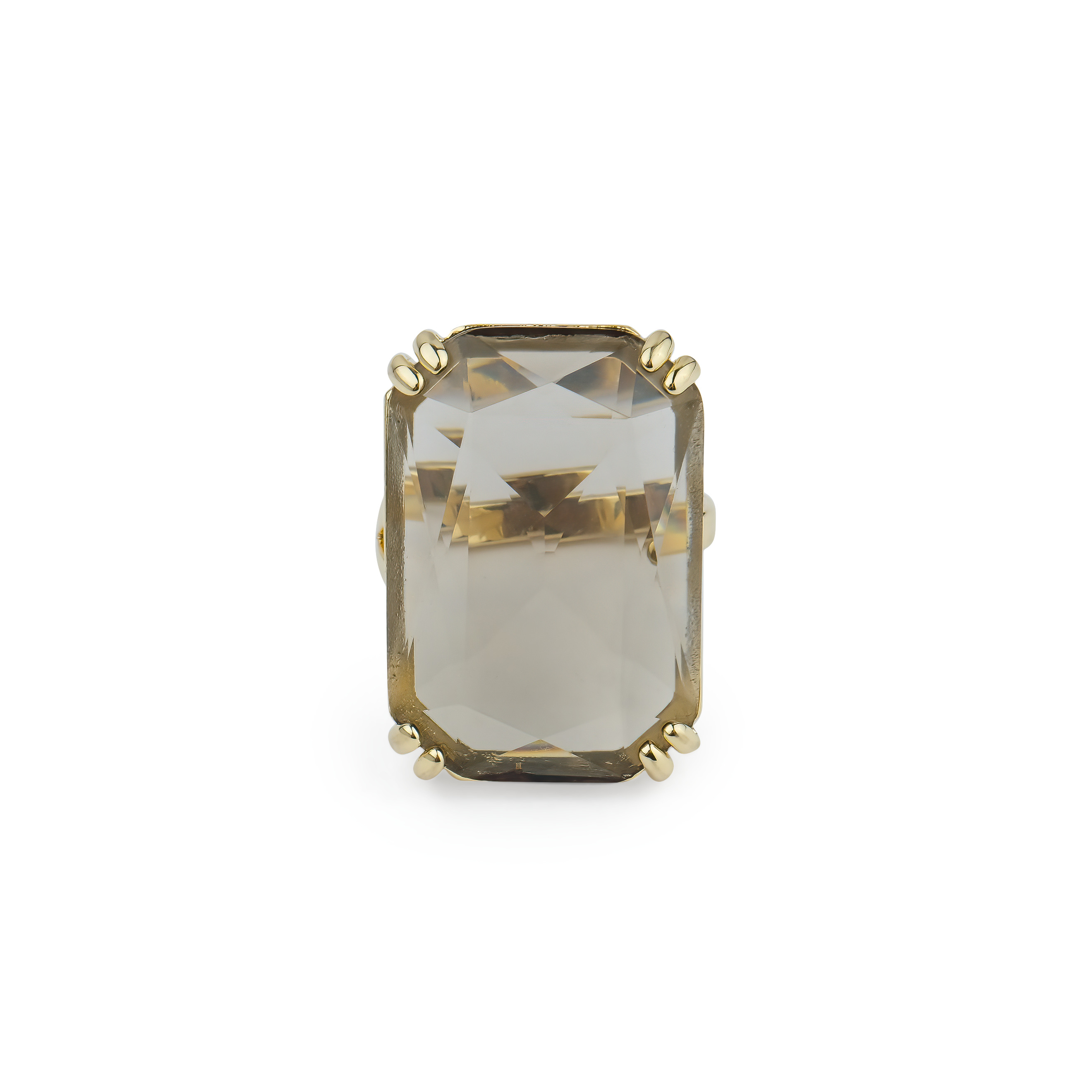 ring with rectangular crystal