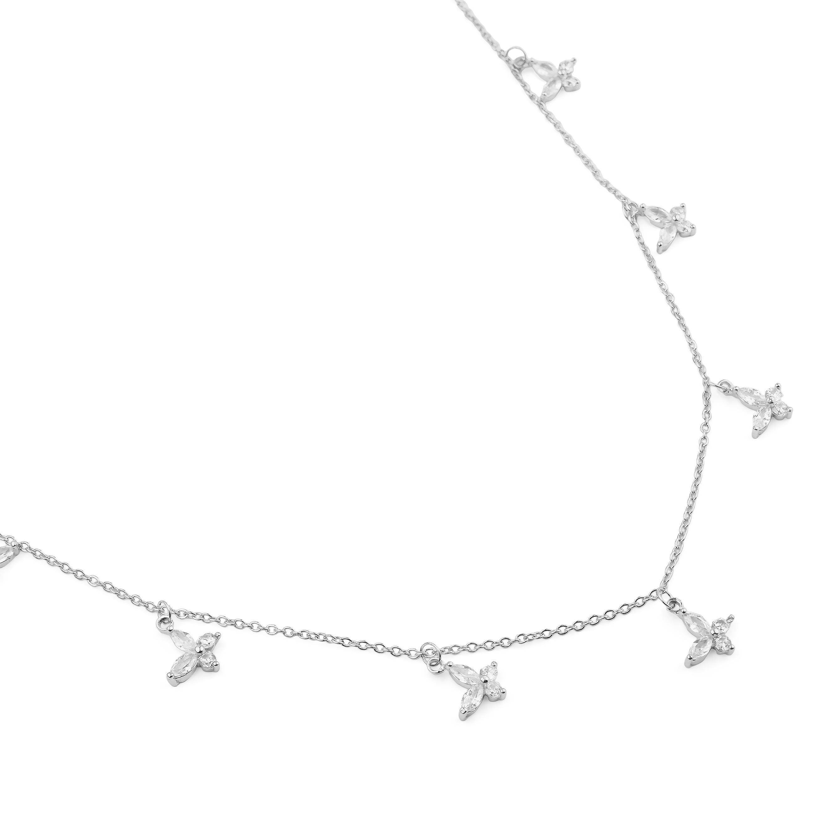 Necklace with butterflies