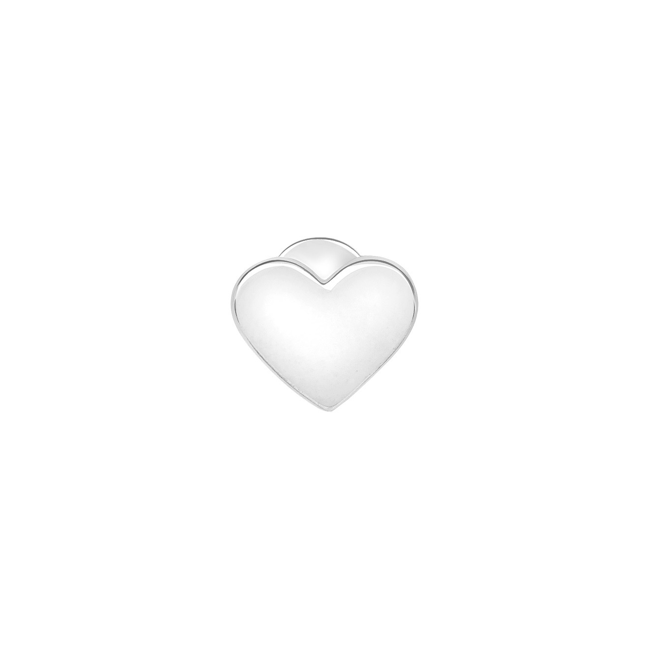Cheat-a heart made of silver, from the Piercing collection