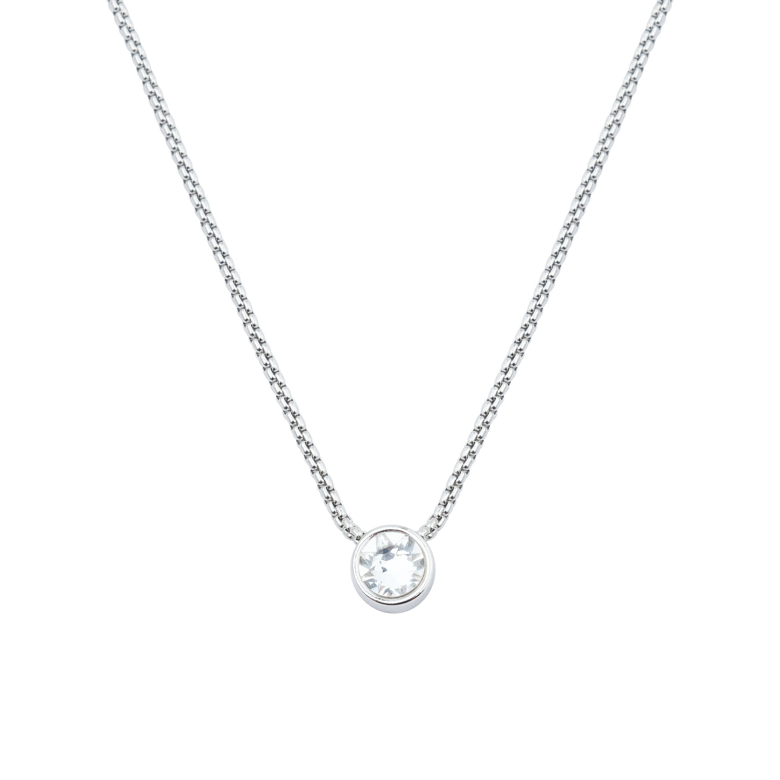 Necklace with crystal