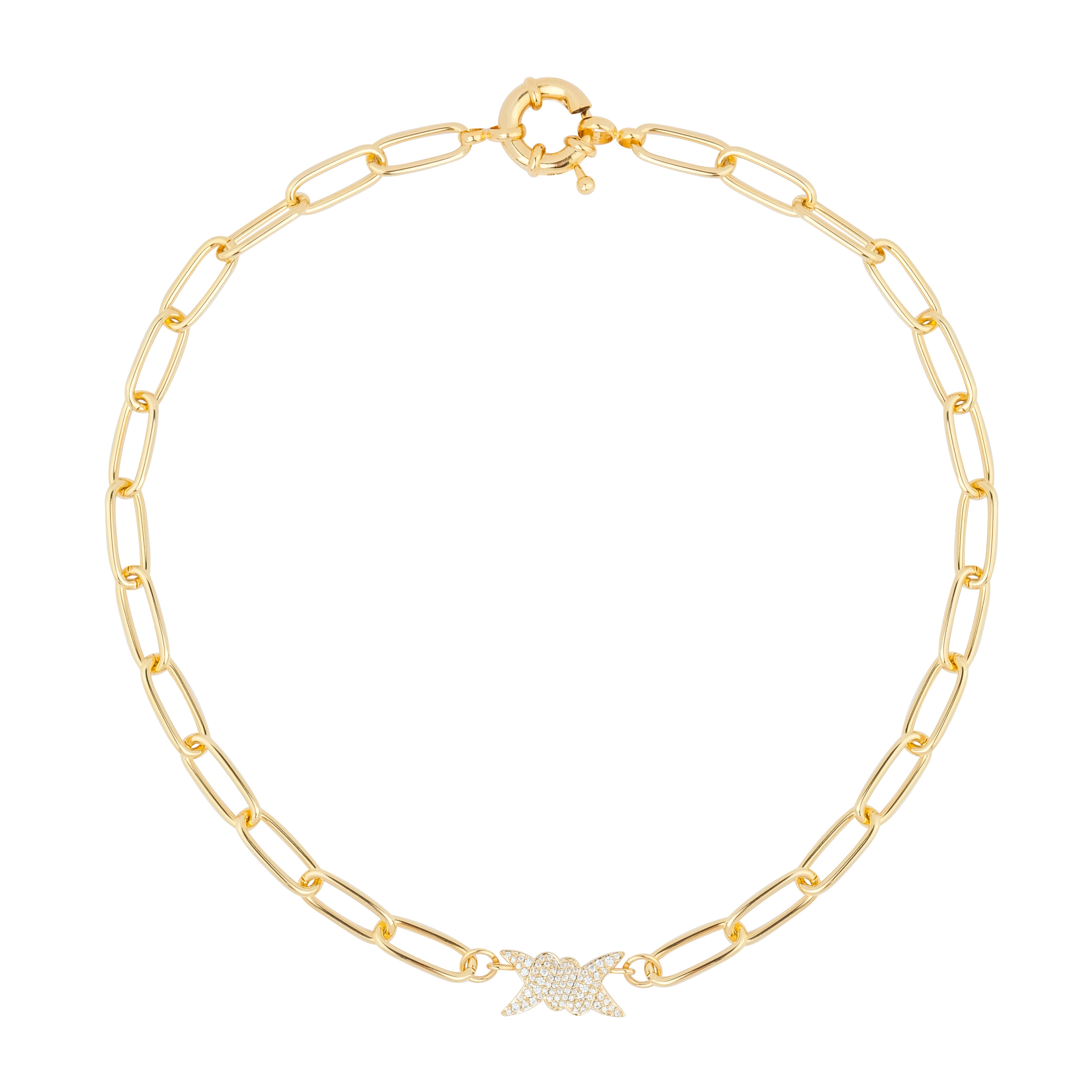 necklace-chain with a knot
