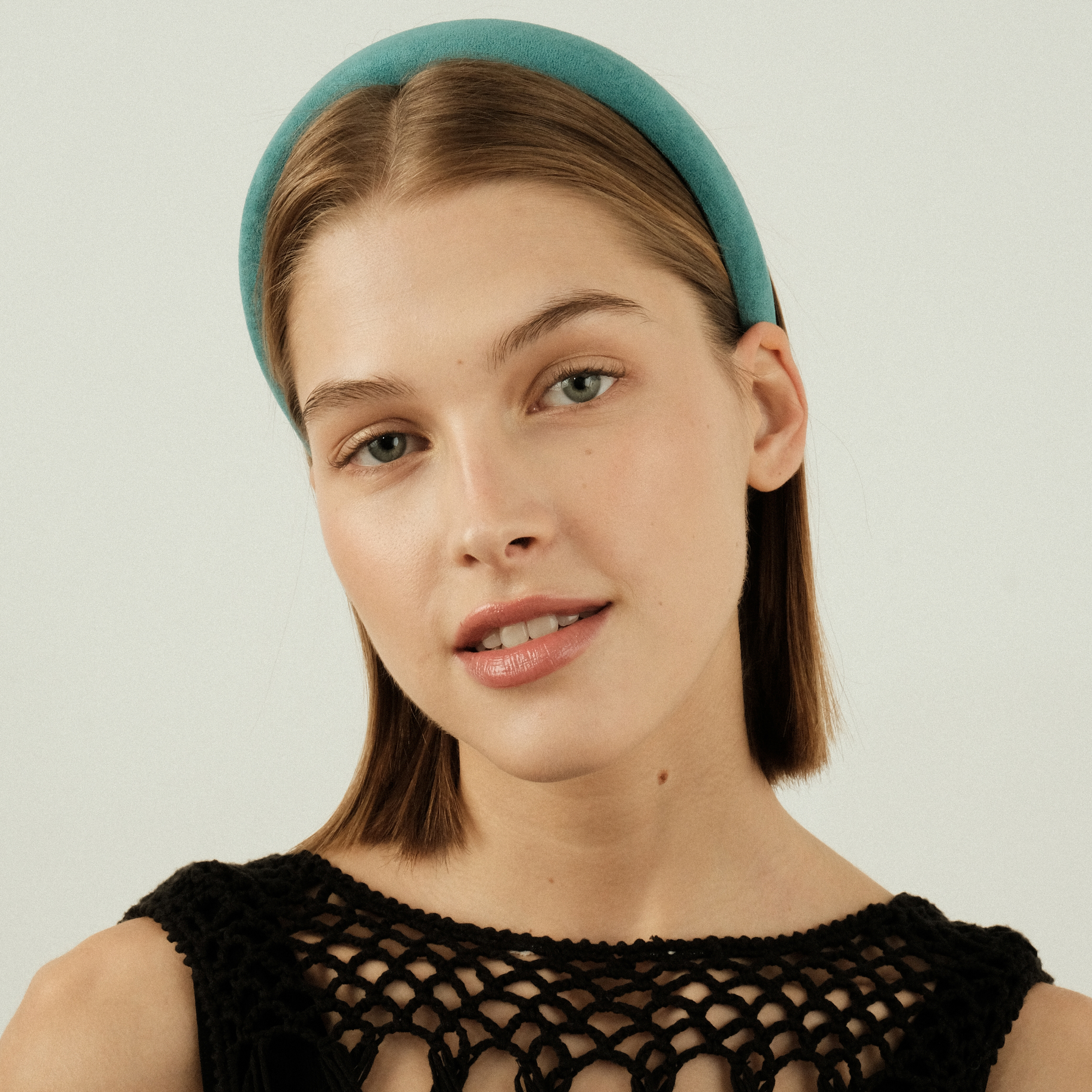 Blue-green fabric rim