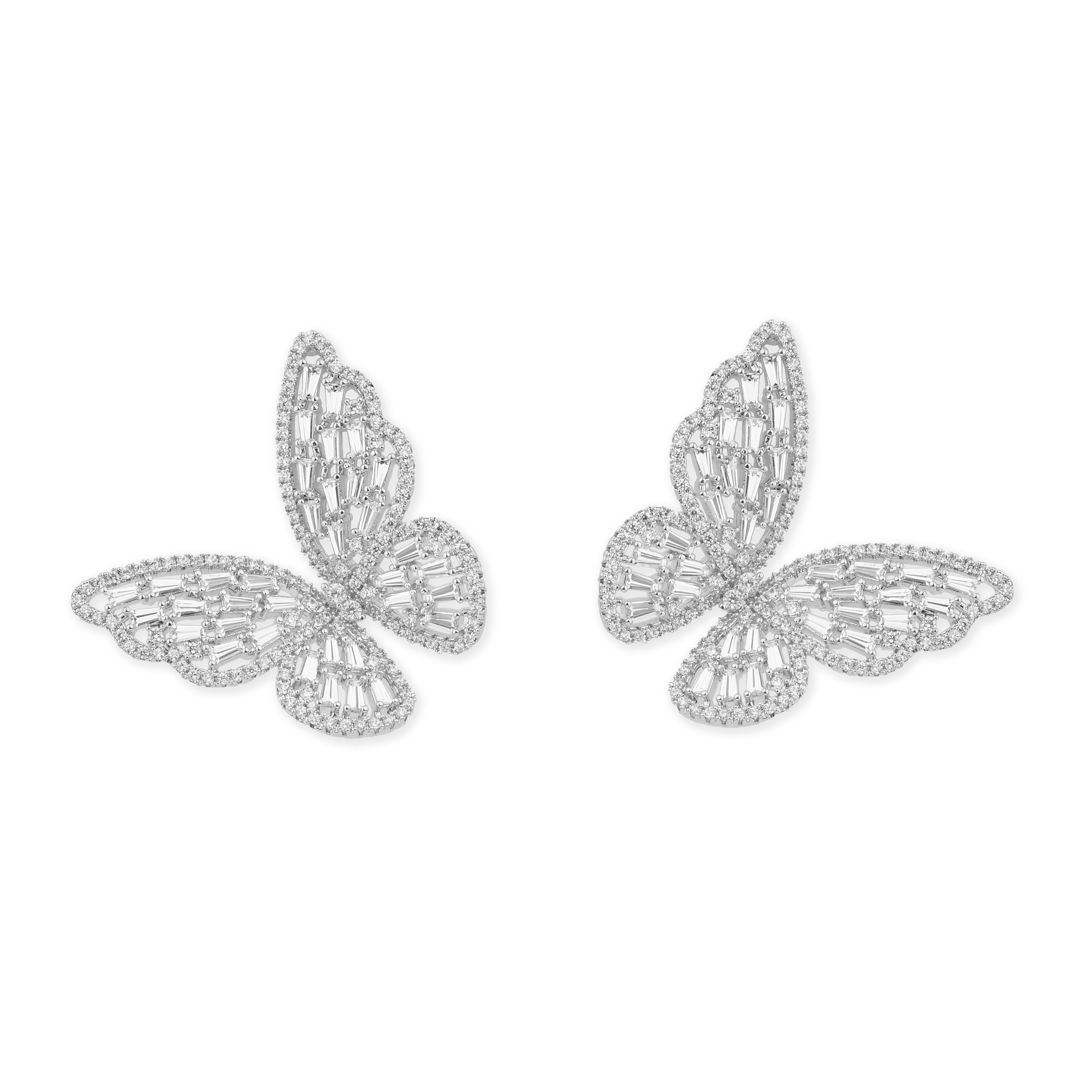 butterflearrings with crystals