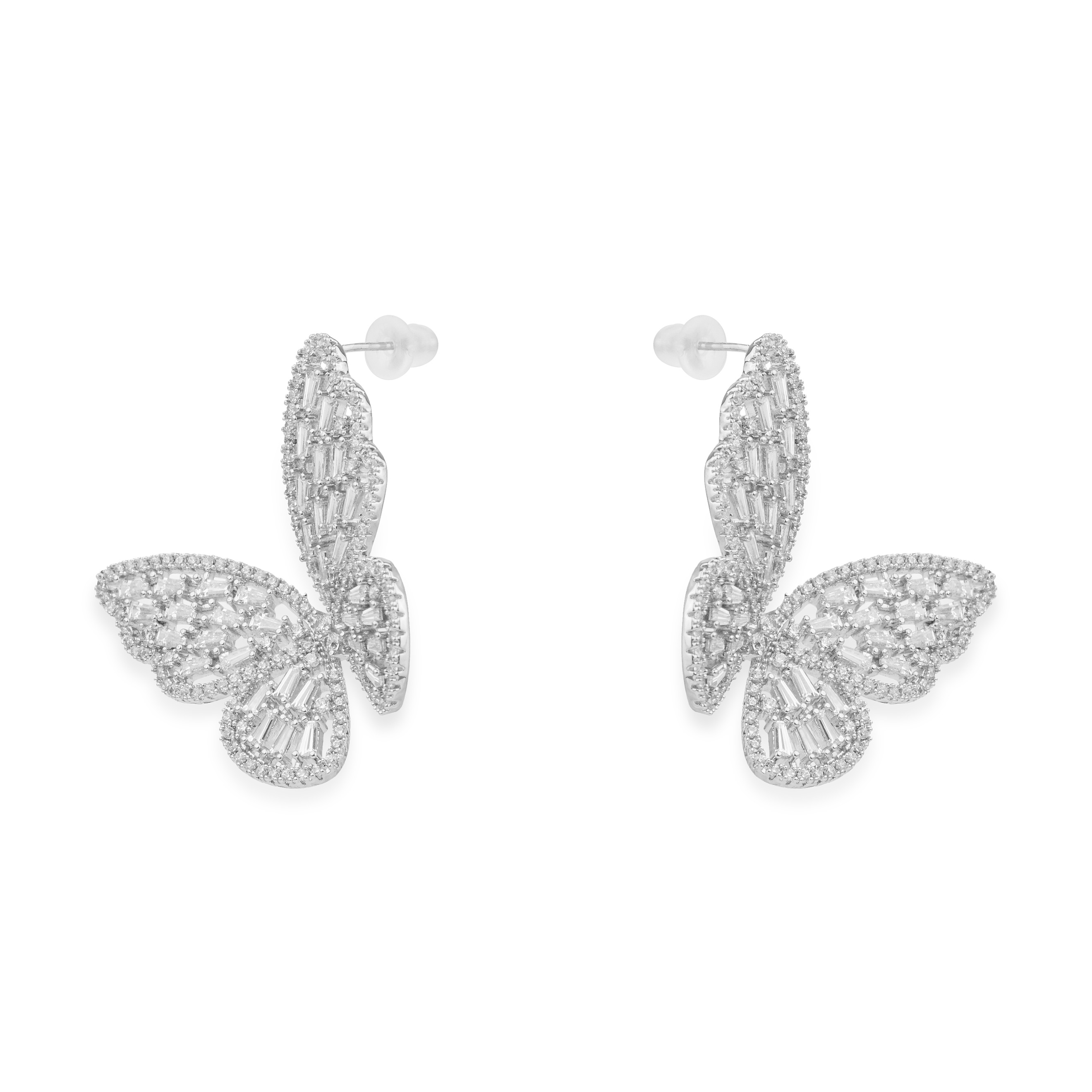 butterflearrings with crystals