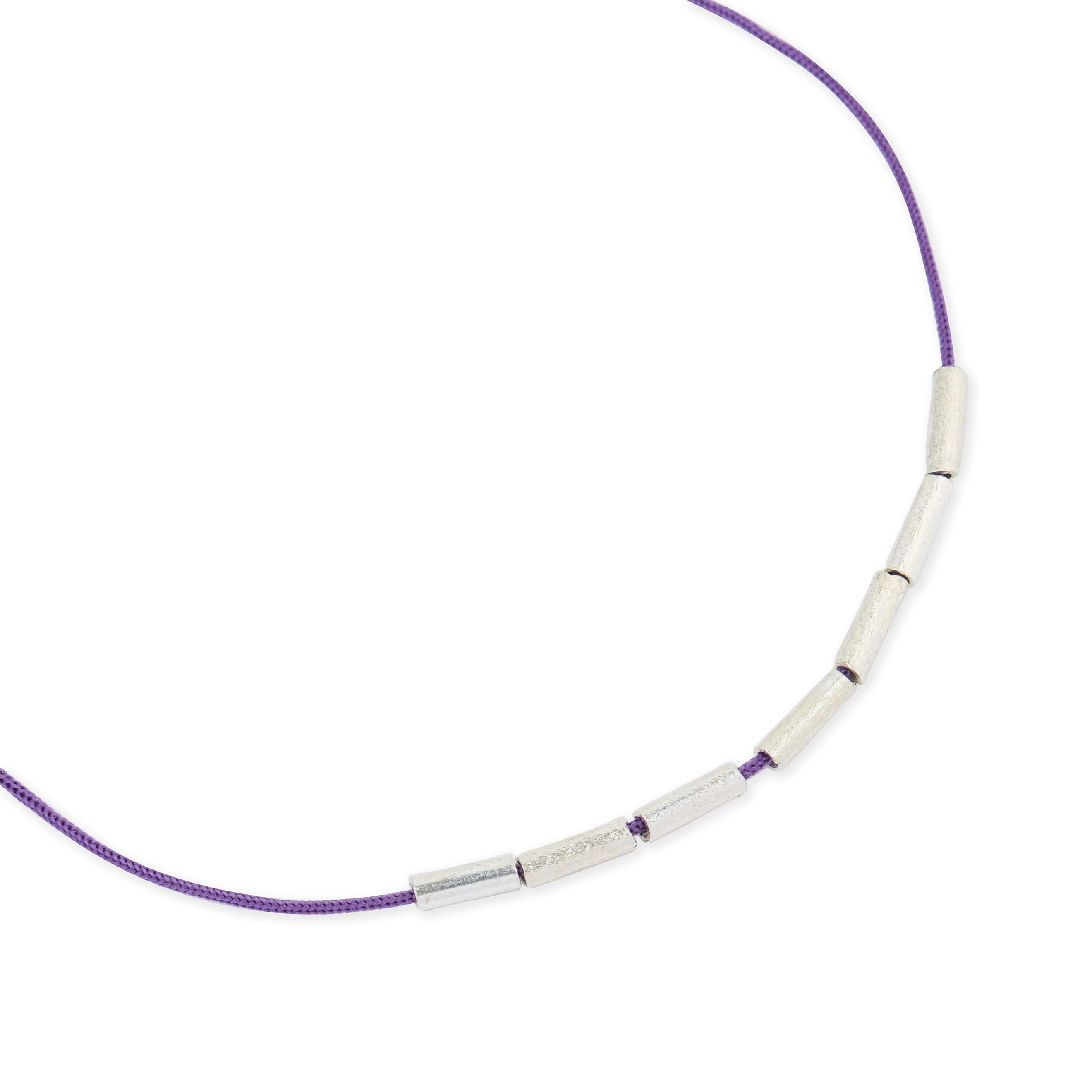 MOM bracelet on purple thread