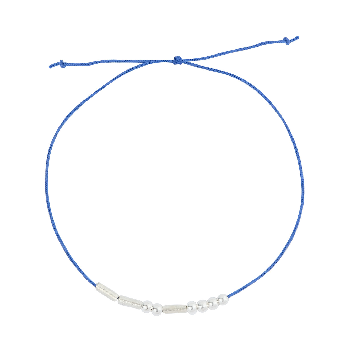 DOTS & DASHES Браслет MUSE на синей нити