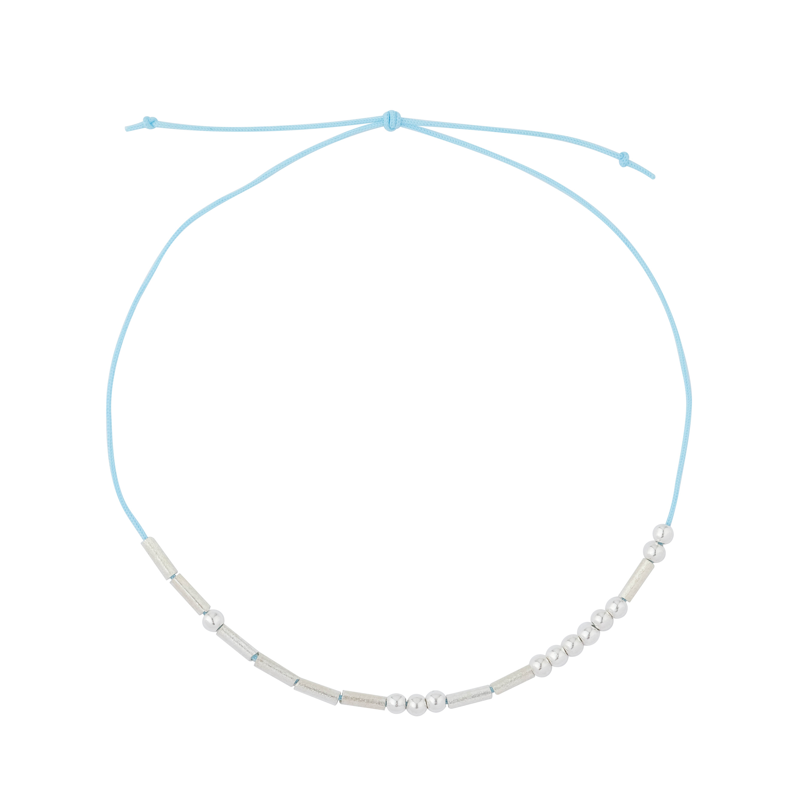 IT IS A BOY bracelet on pale blue thread