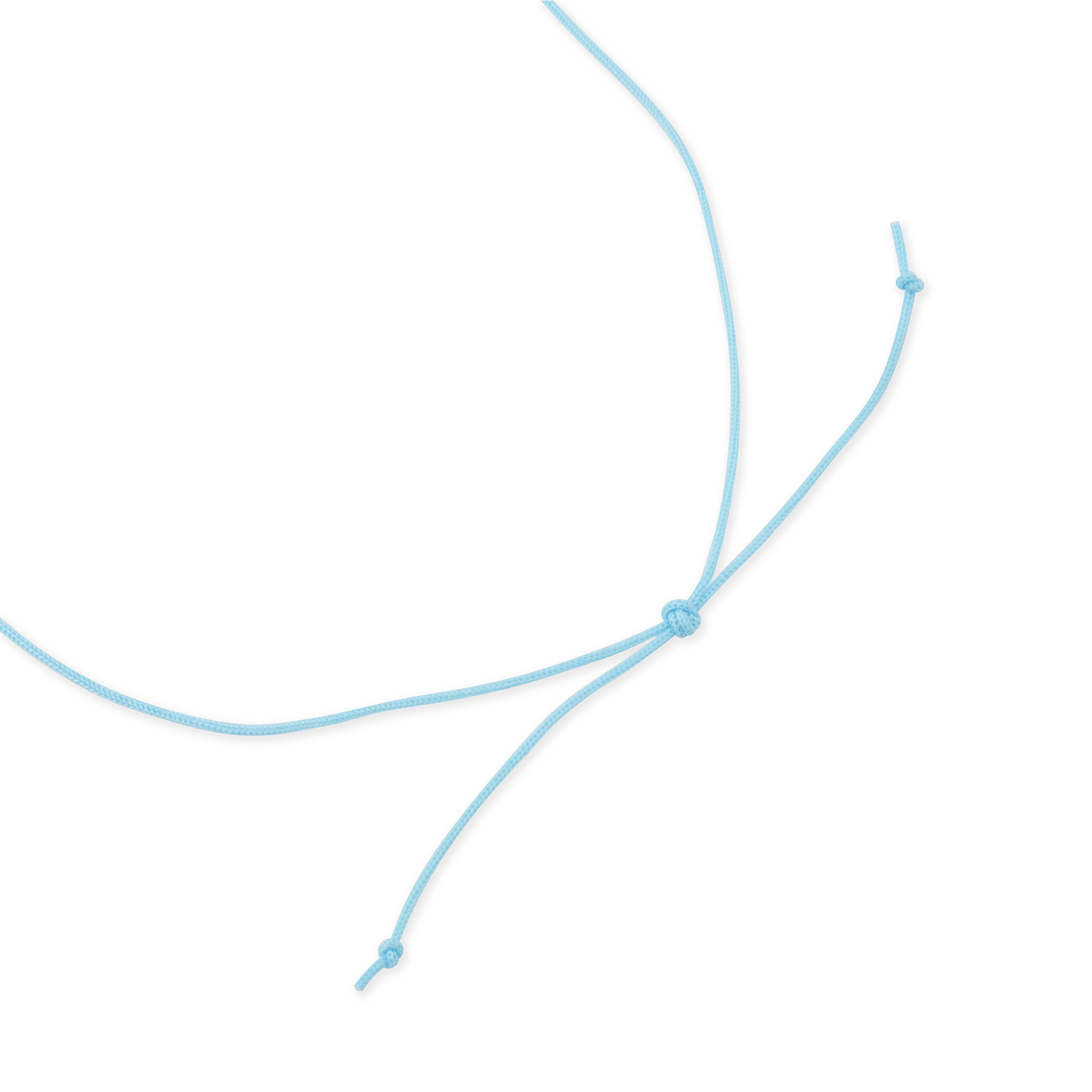 IT IS A BOY bracelet on pale blue thread