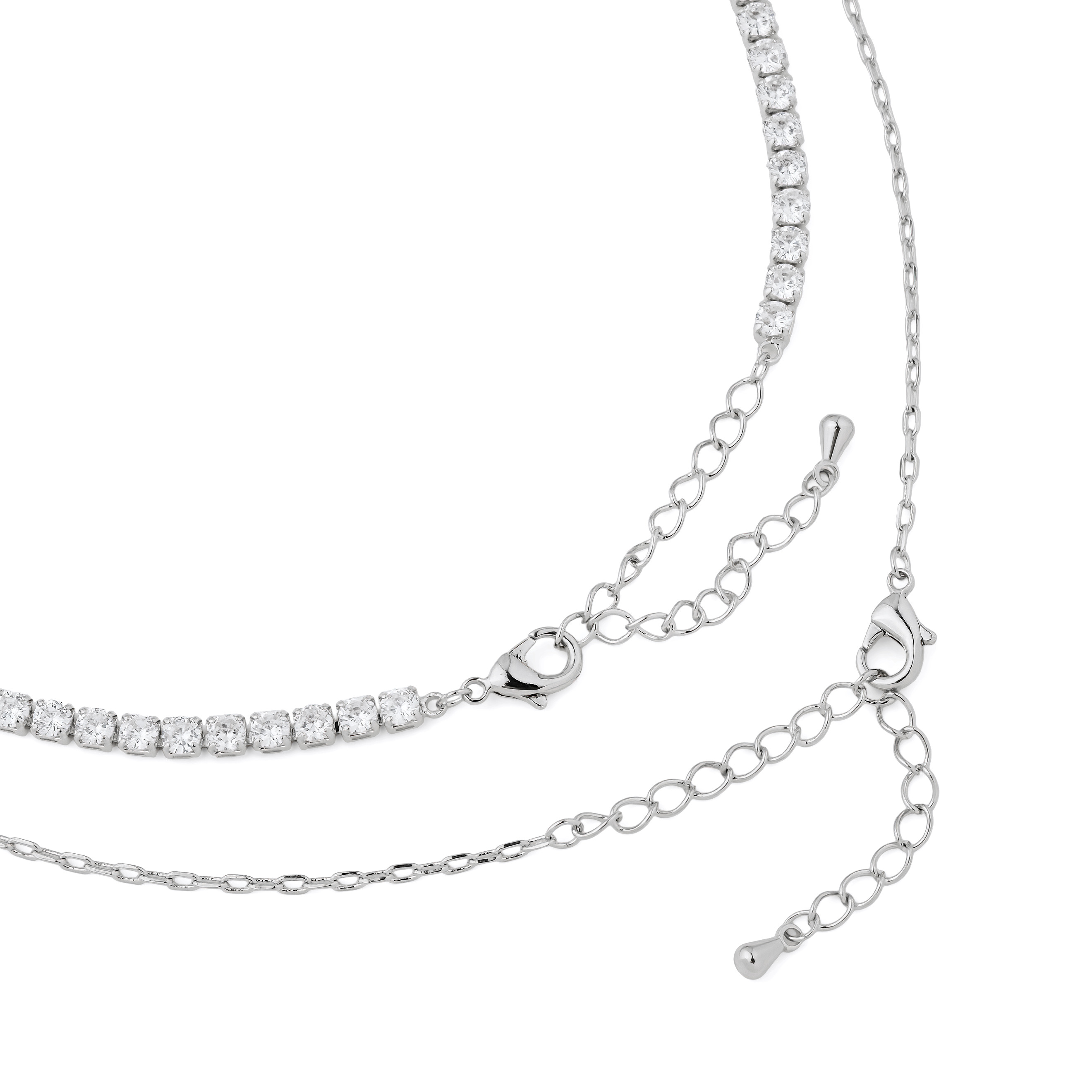Double  necklace with crosses