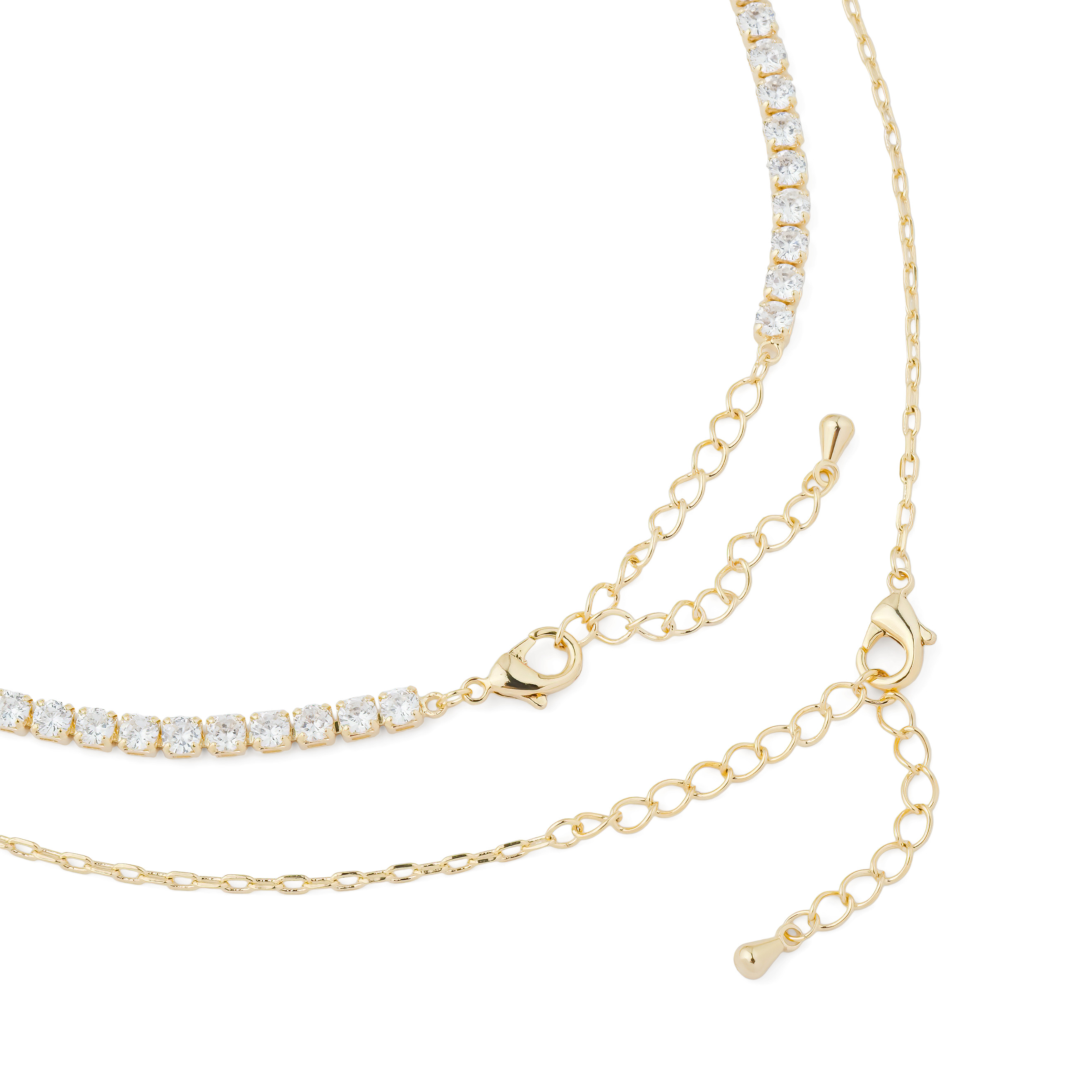 Double  necklace with crosses