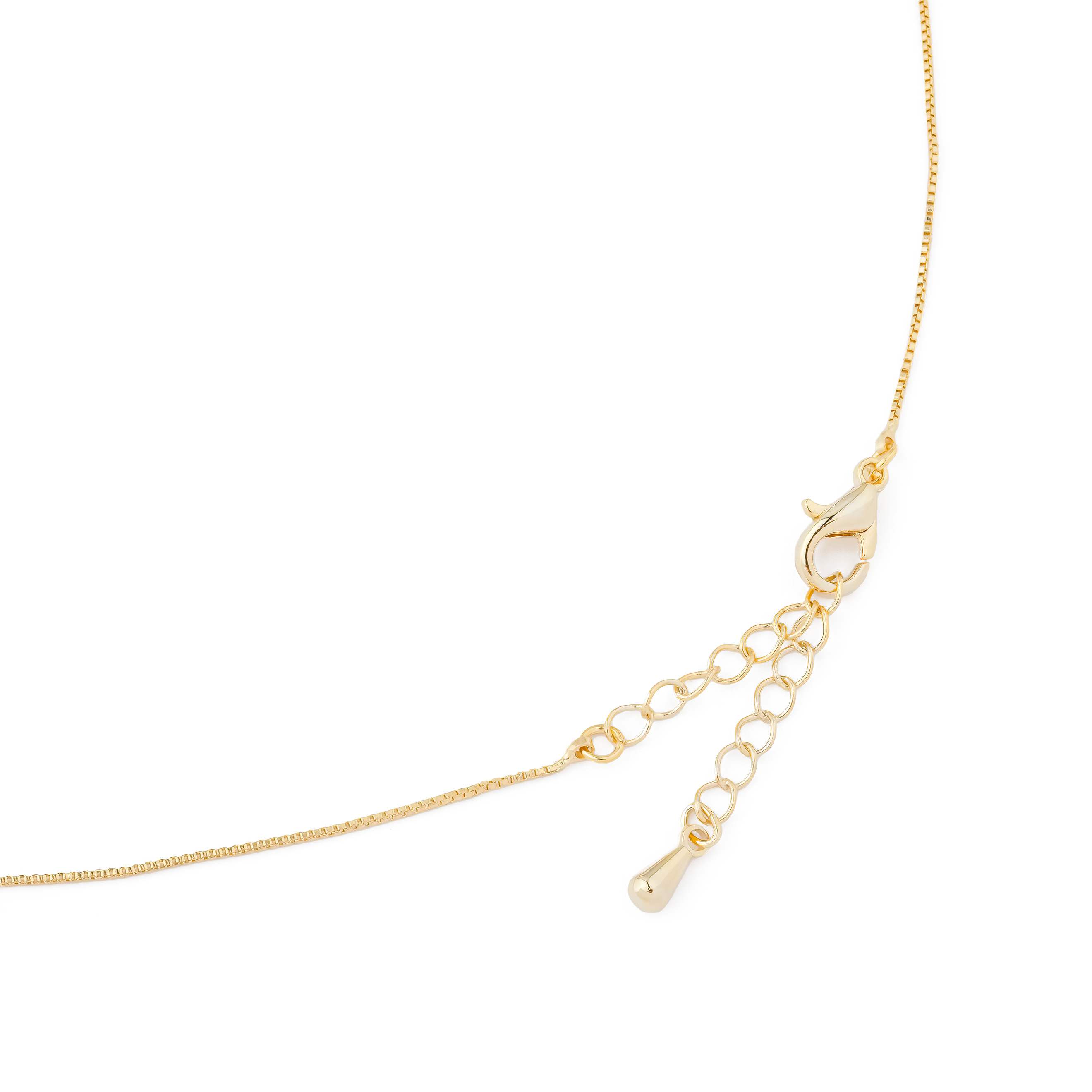 necklace with a cross with a pavй of crystals
